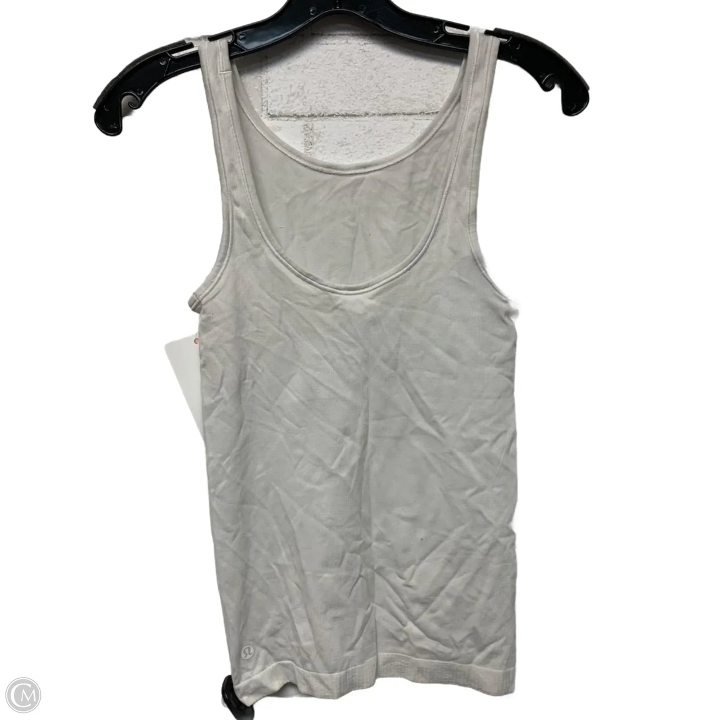 Athletic Tank Top By Lululemon In White, Size: S