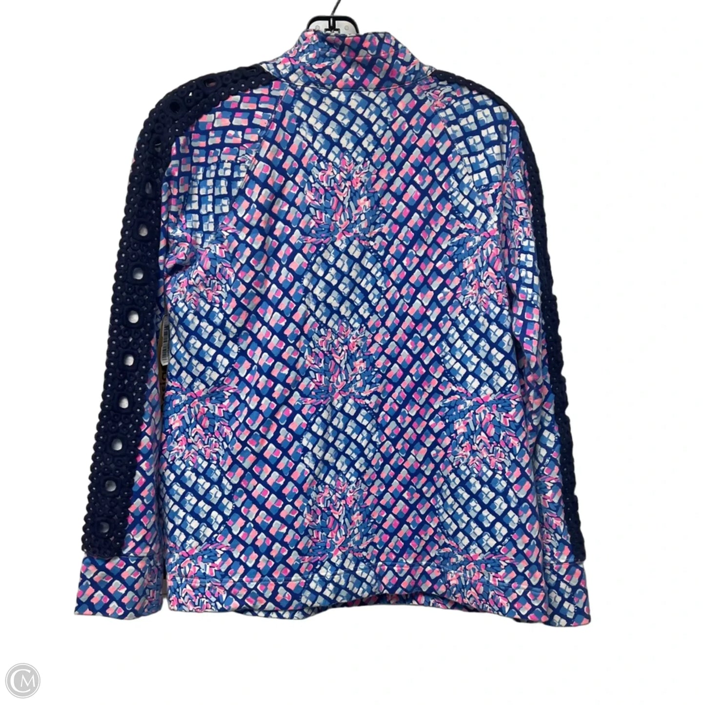 Sweatshirt Designer By Lilly Pulitzer In Blue & Pink, Size: M