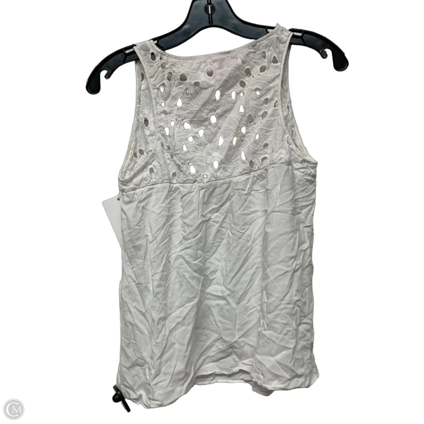 Top Sleeveless Designer By Lilly Pulitzer In White, Size: S