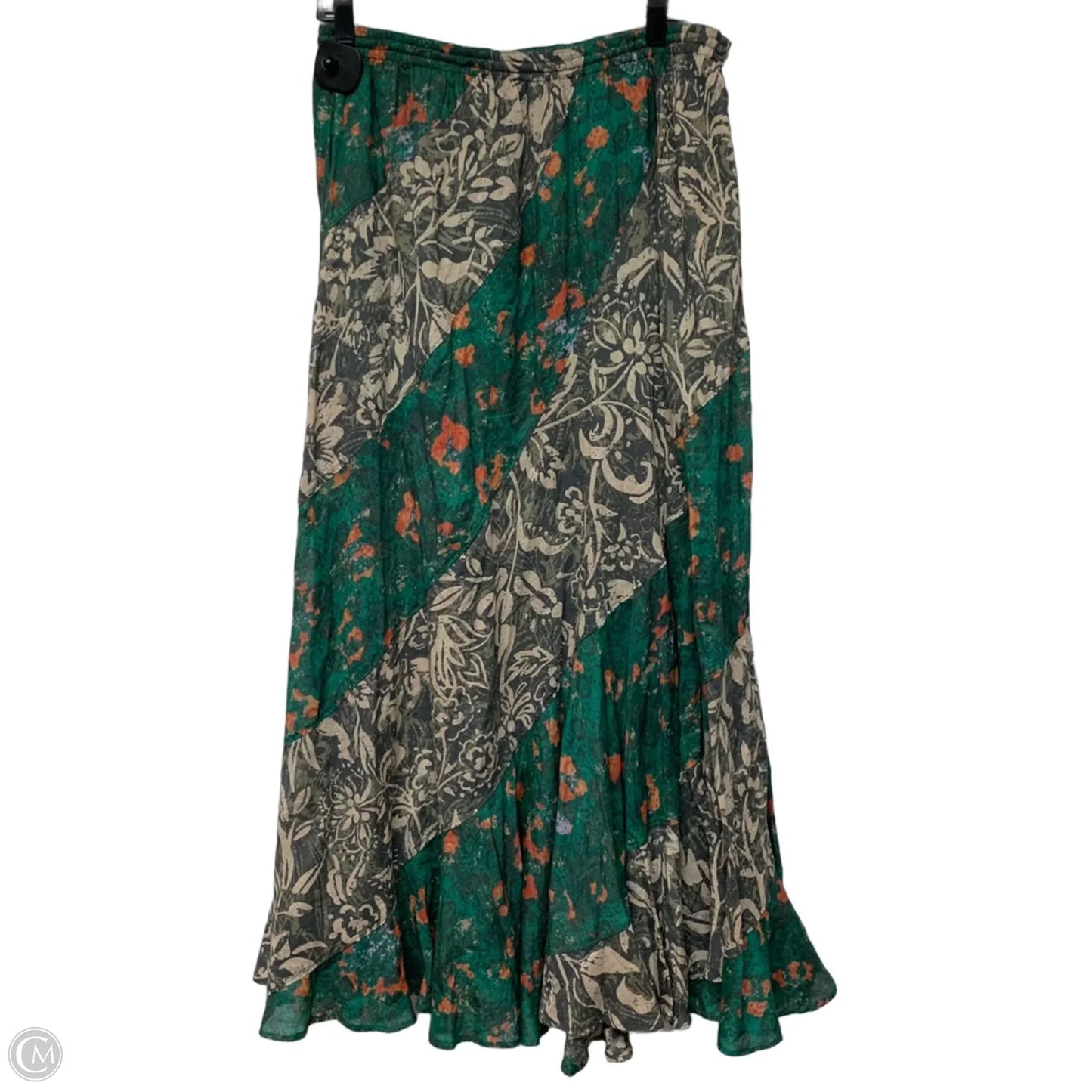 Skirt Maxi By Free People In Green, Size: M