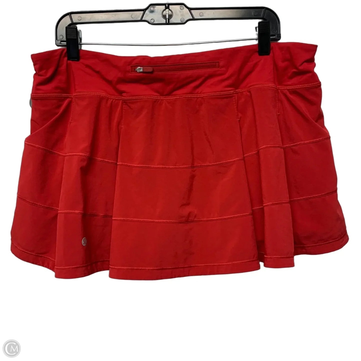 Athletic Skort By Lululemon In Red, Size: L