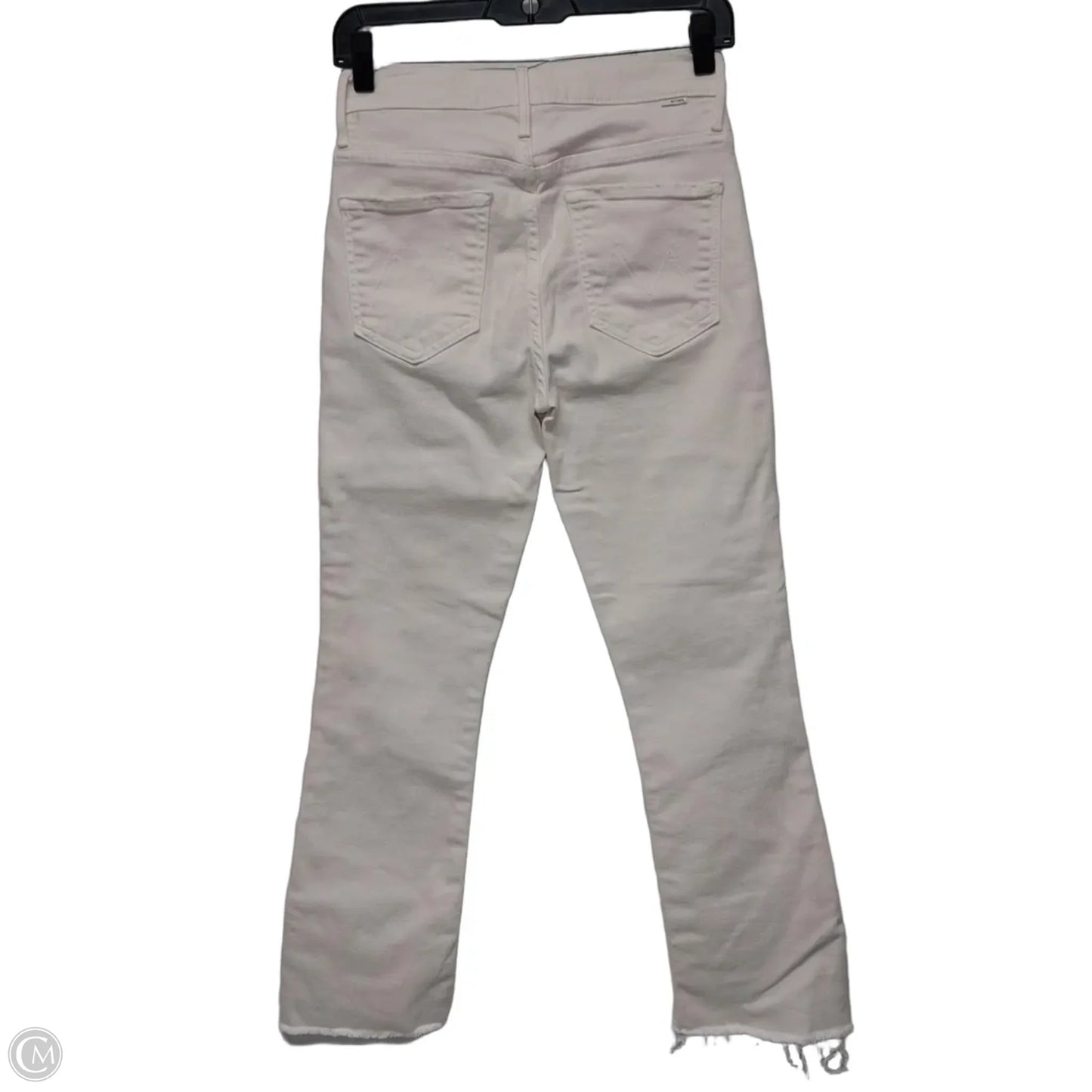 Jeans Designer By Mother In White Denim, Size: 2