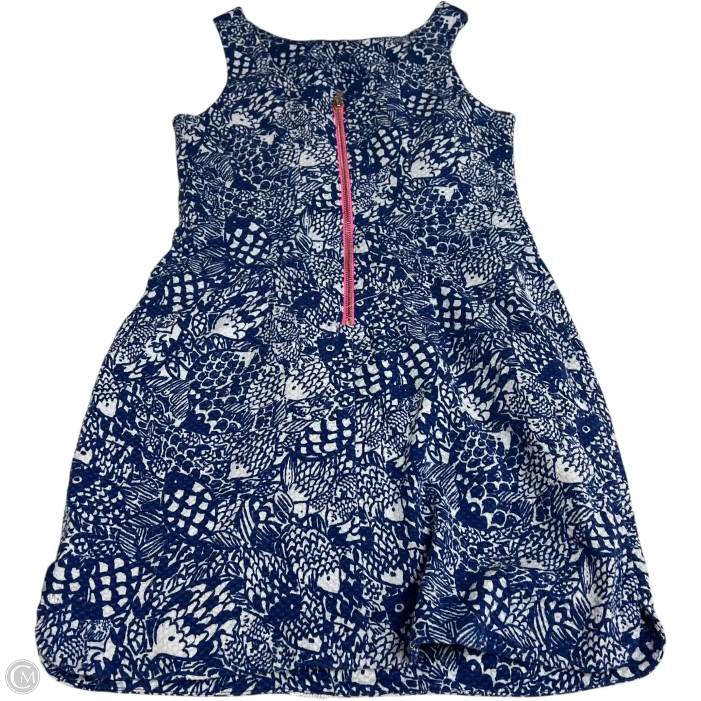 Dress Designer By Lilly Pulitzer In Blue & White, Size: S