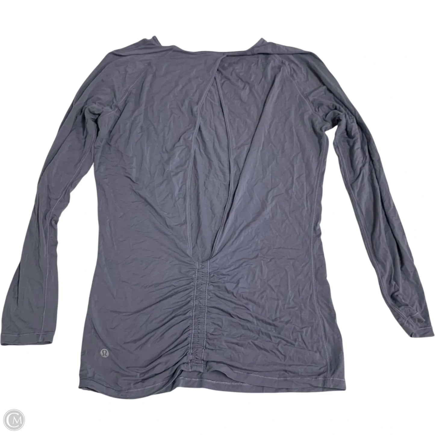 Athletic Top Long Sleeve Crewneck By Lululemon In Purple, Size: S