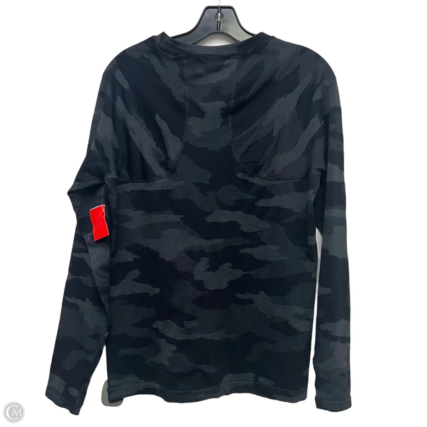 Athletic Top Long Sleeve Crewneck By Athleta In Black, Size: L