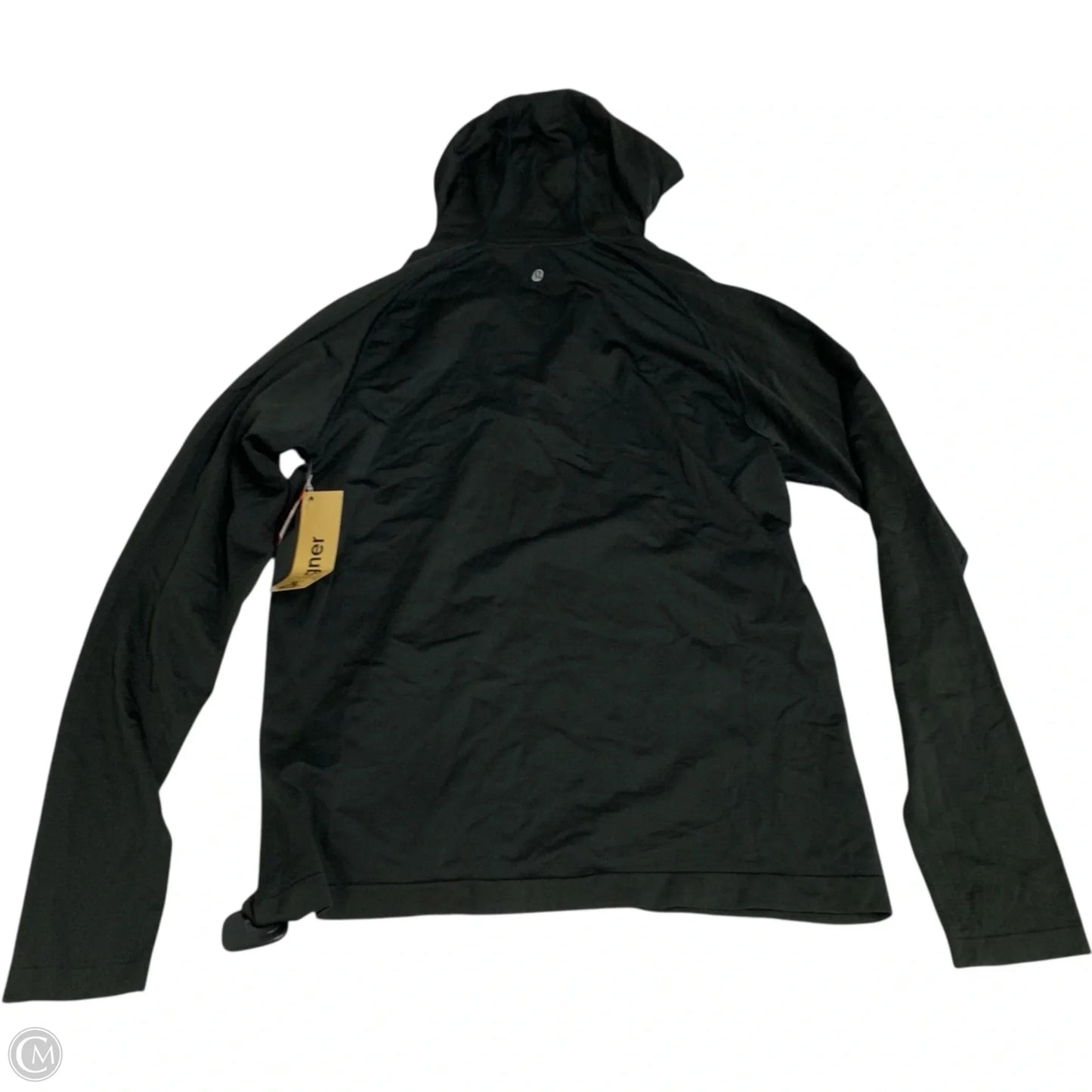 Athletic Top Long Sleeve Hoodie By Lululemon In Black, Size: M