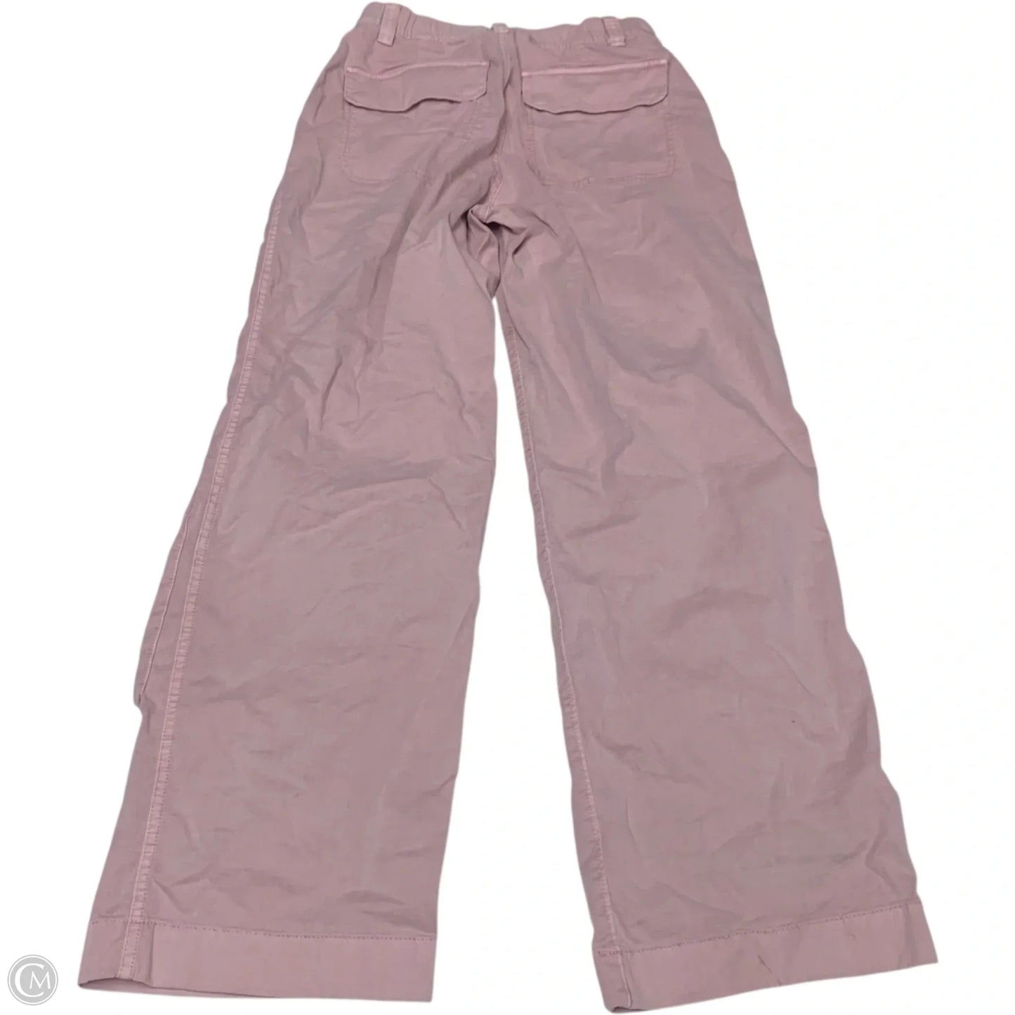 Jeans Wide Leg By Abercrombie And Fitch In Pink, Size: 0