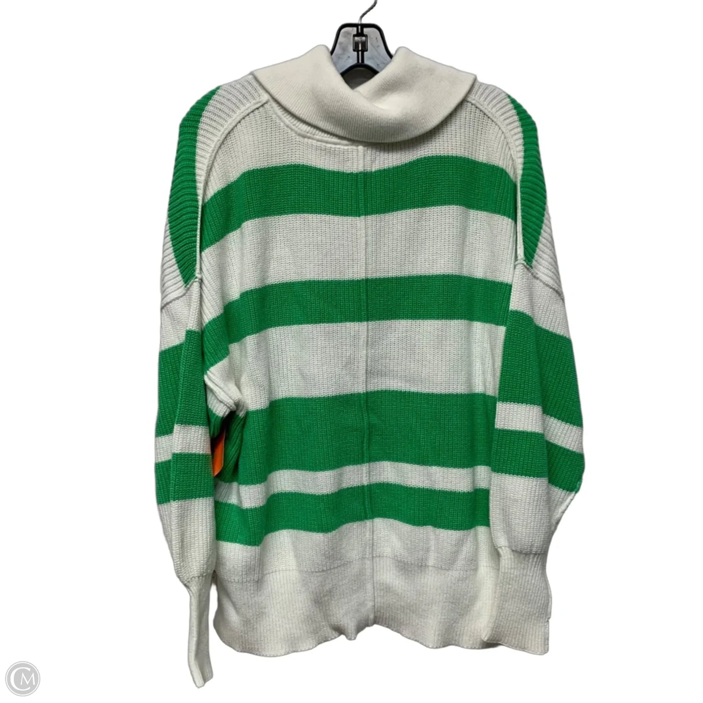 Sweater By Aerie In Green & White, Size: S