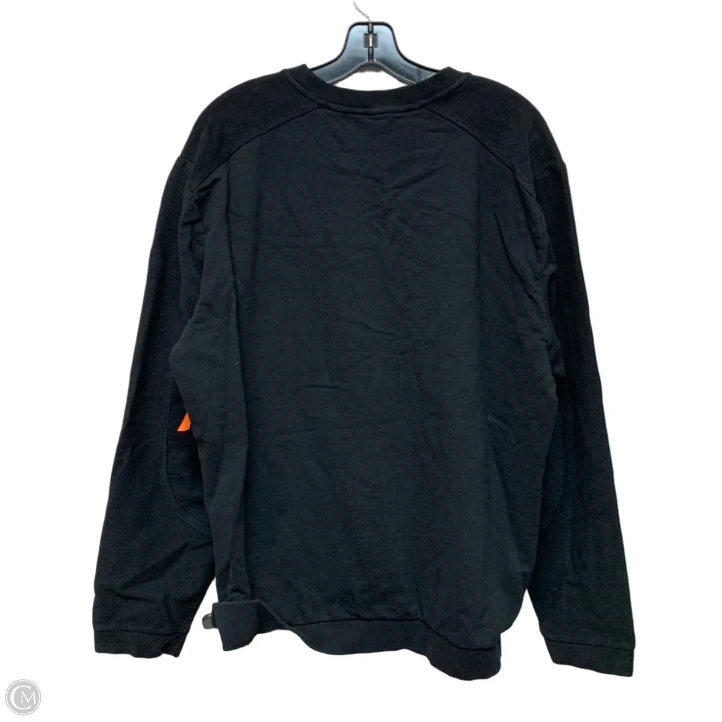 Sweatshirt Crewneck By Calvin Klein In Black, Size: Xl