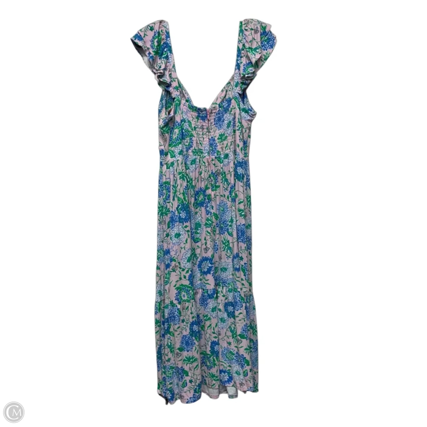Dress Designer By Lilly Pulitzer In Blue & Pink, Size: M