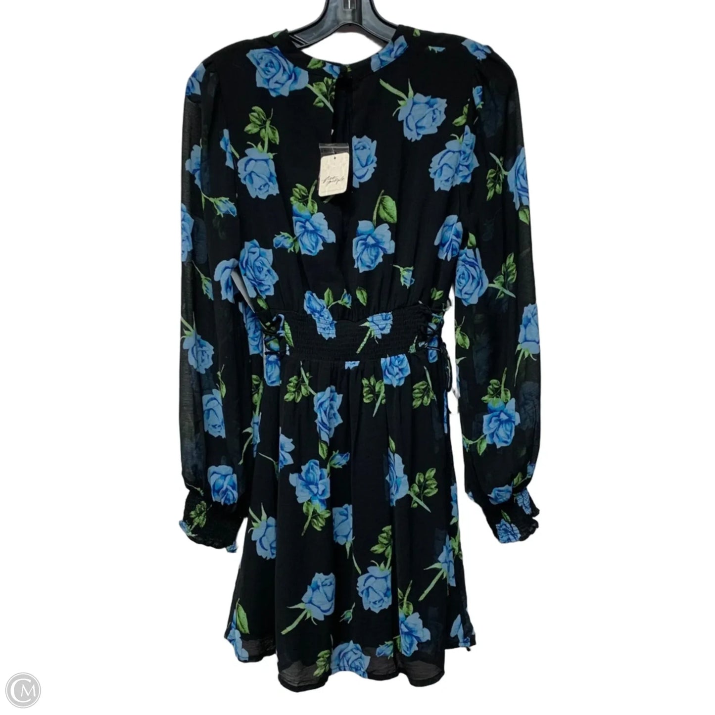 Dress Casual Short By Free People In Black & Blue, Size: Xs
