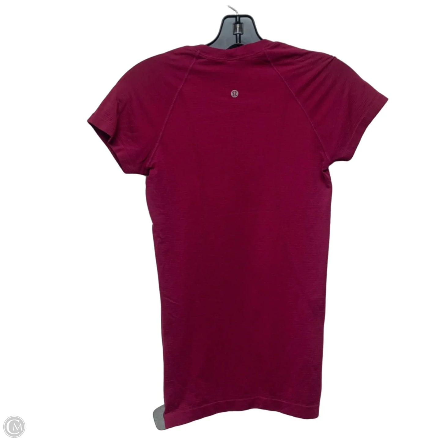 Athletic Top Short Sleeve By Lululemon In Purple, Size: S