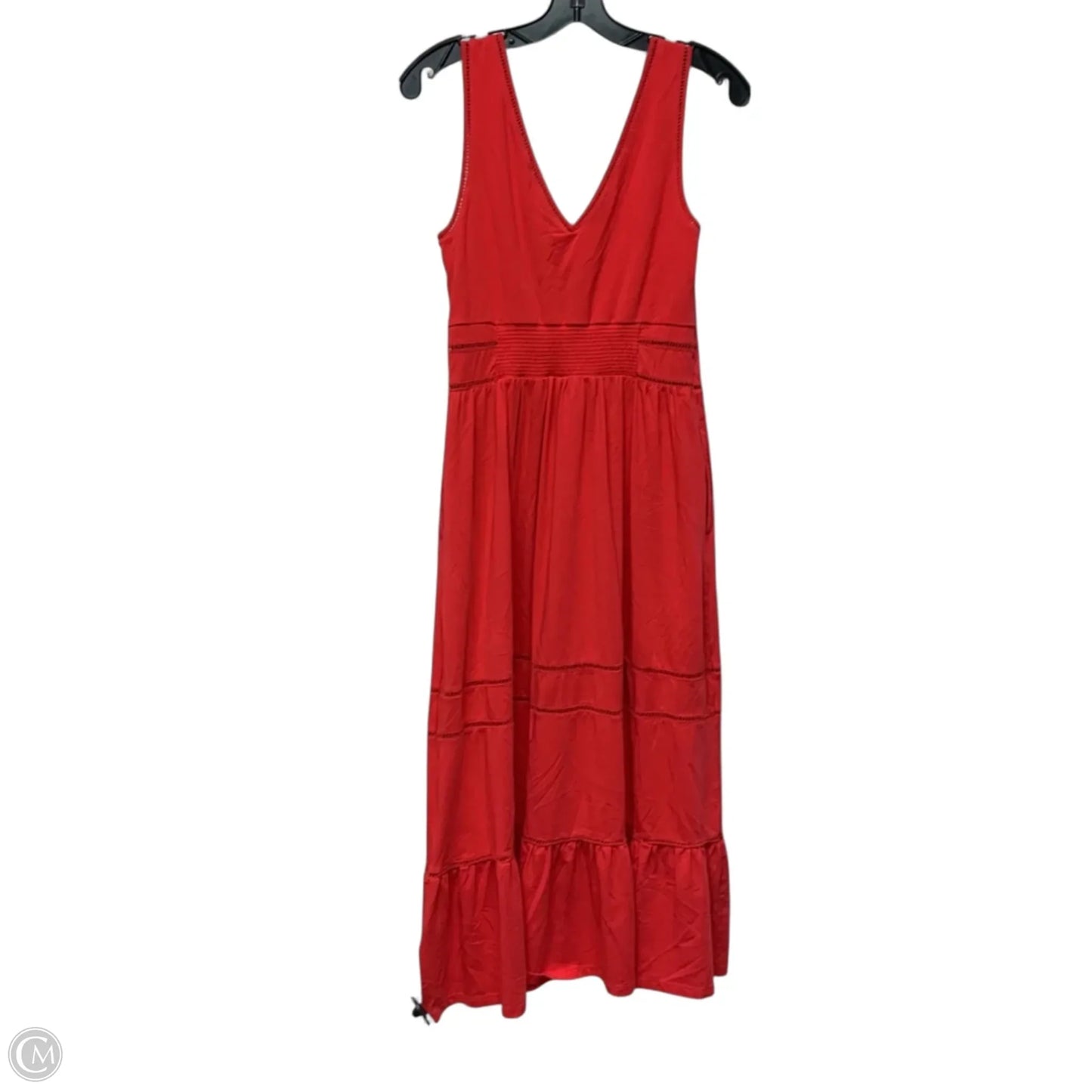 Dress Casual Maxi By Lands End In Orange, Size: Xs