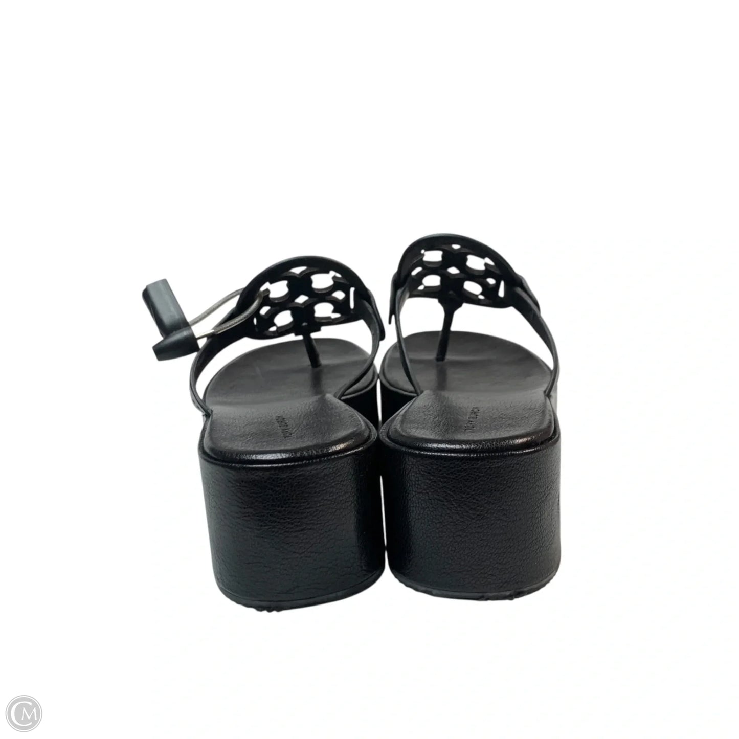 Sandals Designer By Tory Burch In Black, Size: 10.5