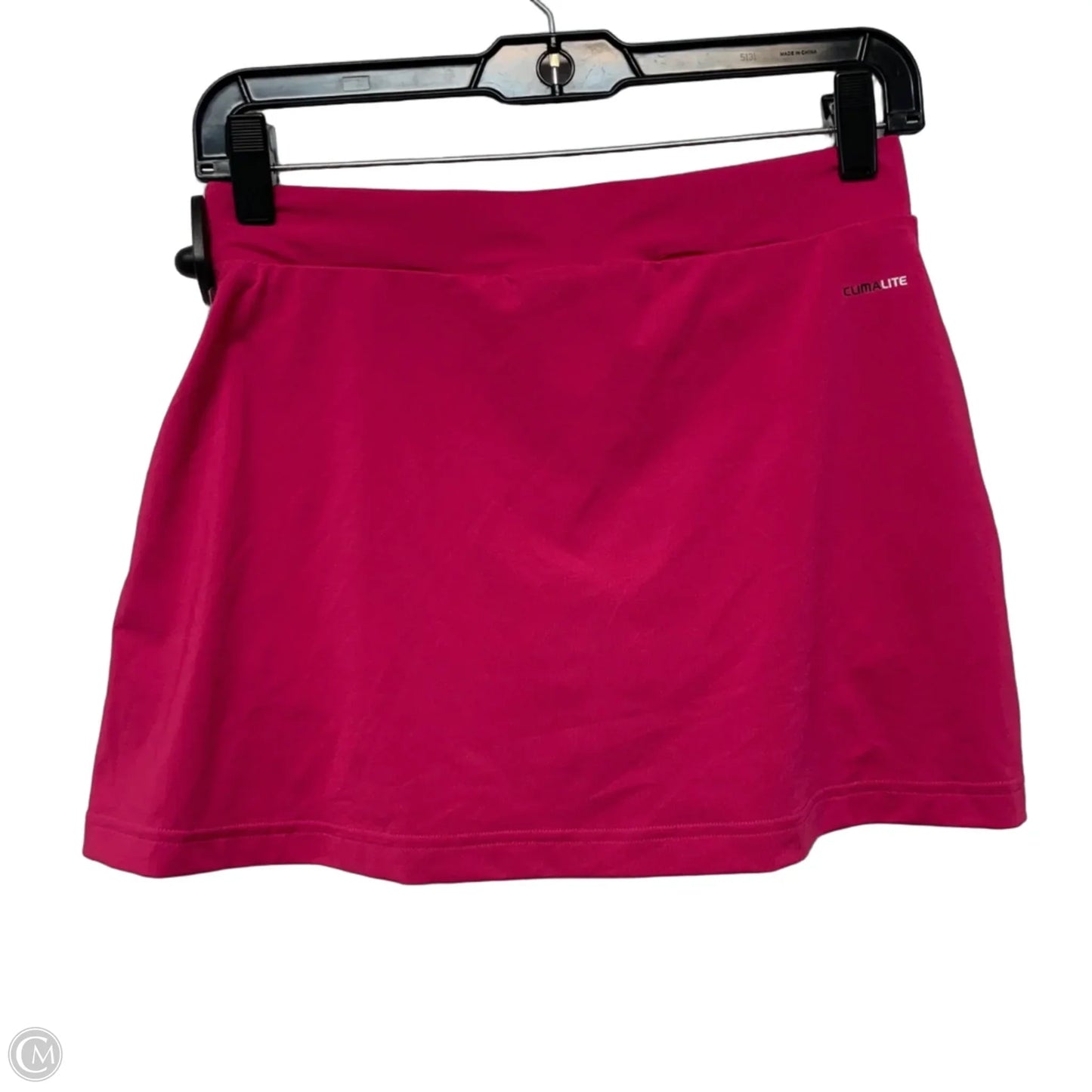 Athletic Skort By Adidas In Pink, Size: S