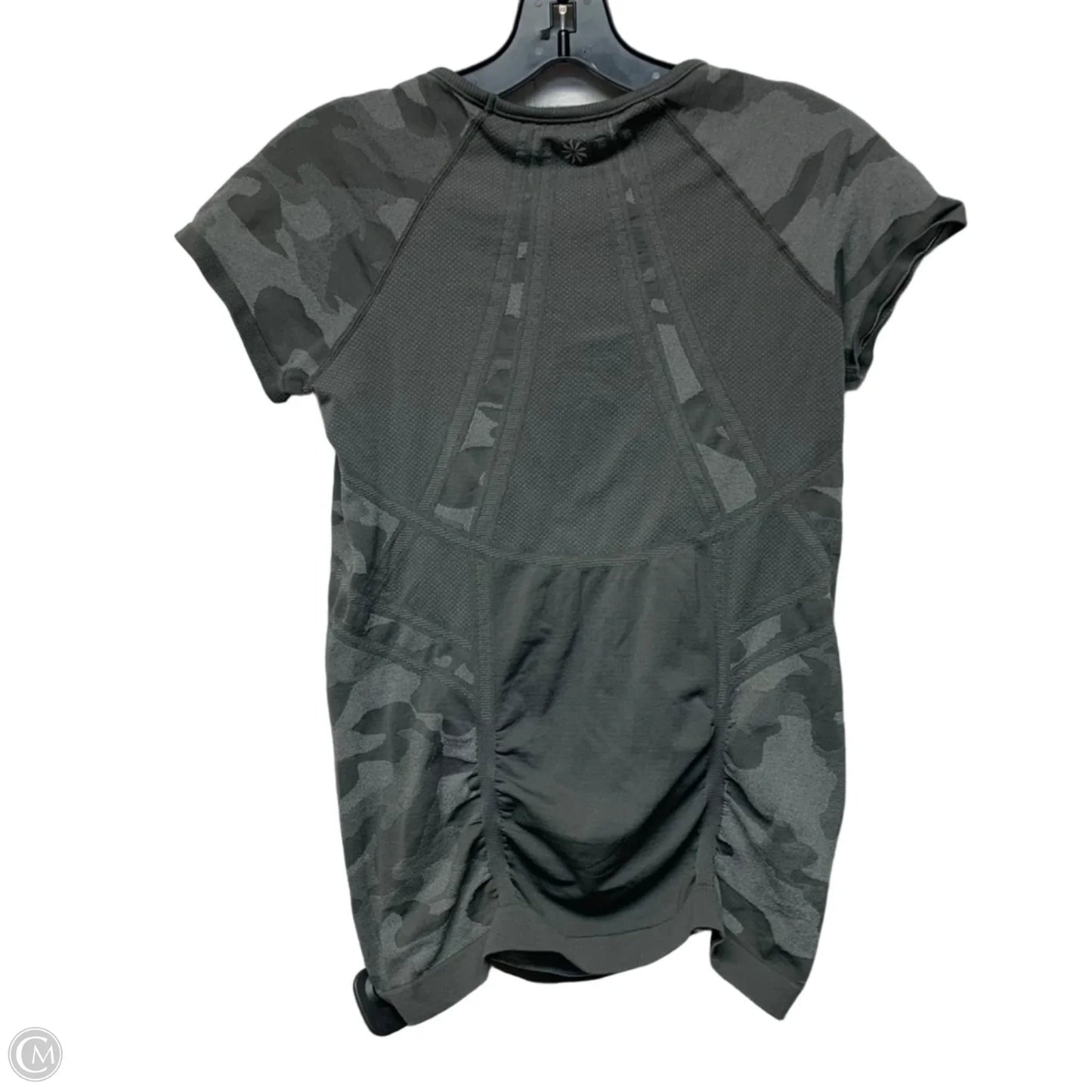Athletic Top Short Sleeve By Athleta In Grey, Size: S