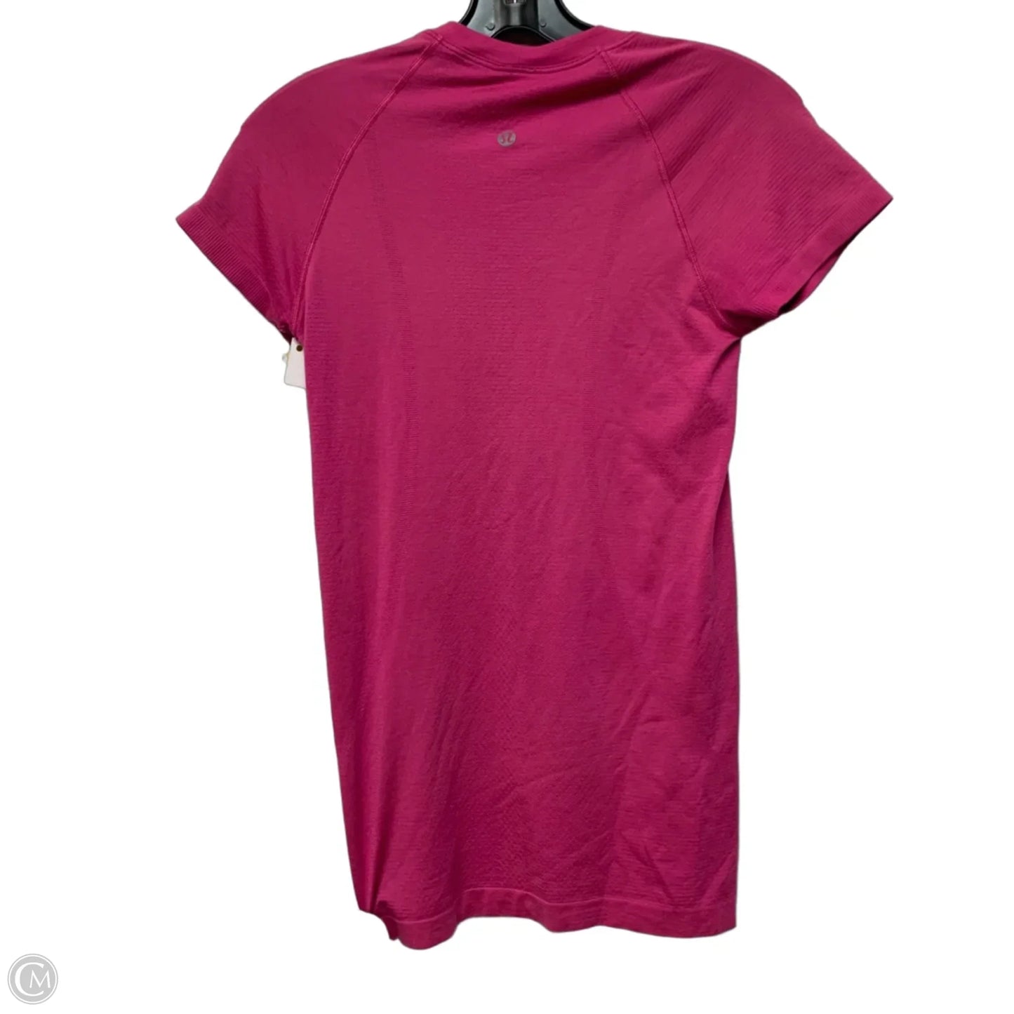 Athletic Top Short Sleeve By Lululemon In Pink, Size: S