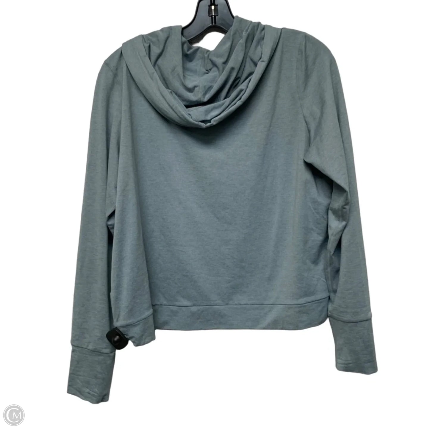 Athletic Top Long Sleeve Hoodie By Vuori In Blue, Size: M