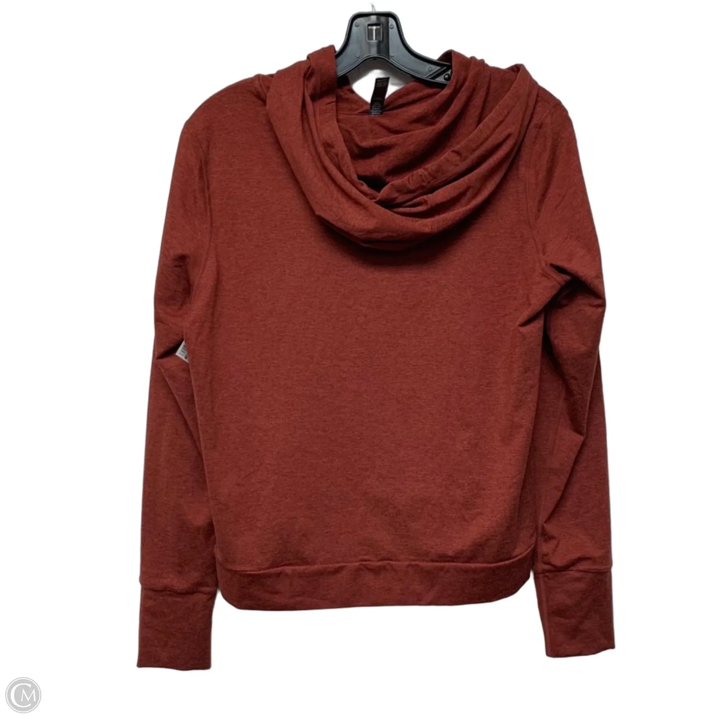 Athletic Top Long Sleeve Hoodie By Vuori In Red, Size: M