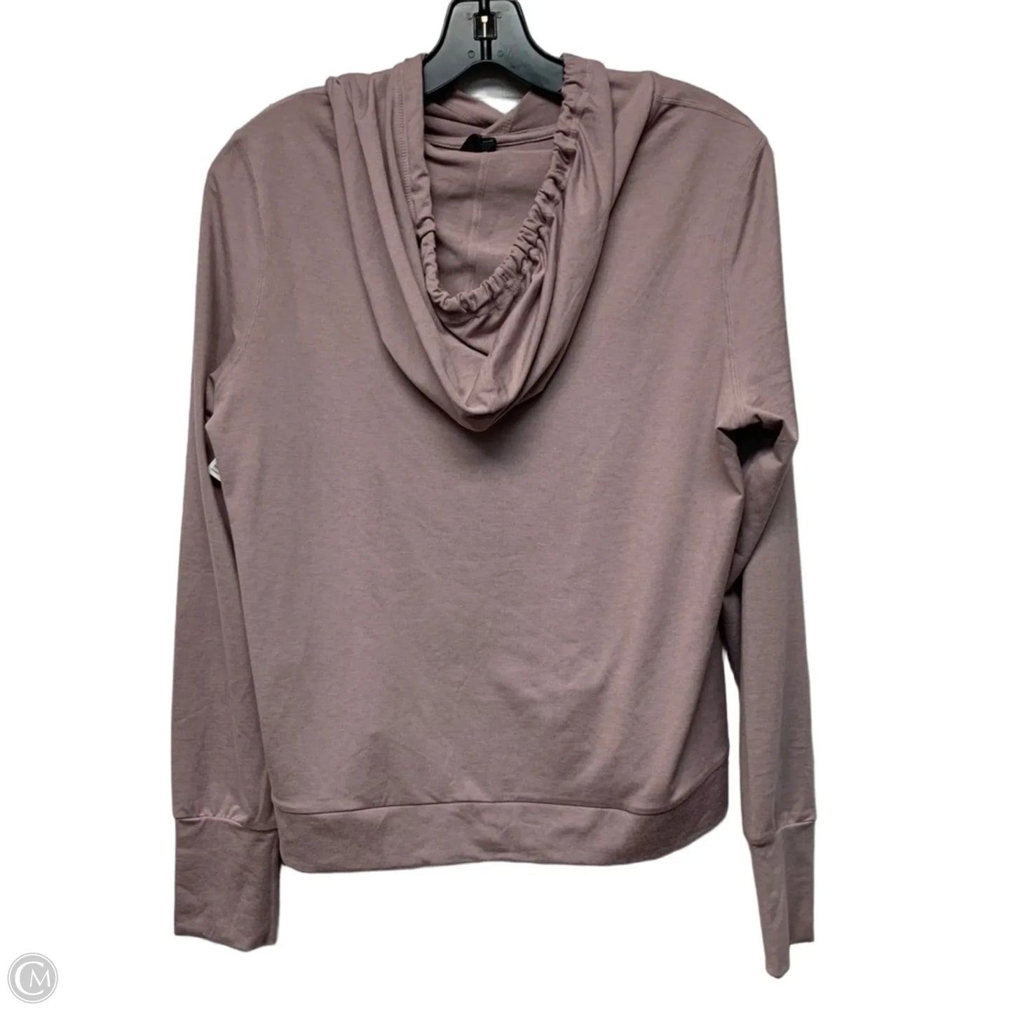 Athletic Top Long Sleeve Hoodie By Vuori In Purple, Size: M