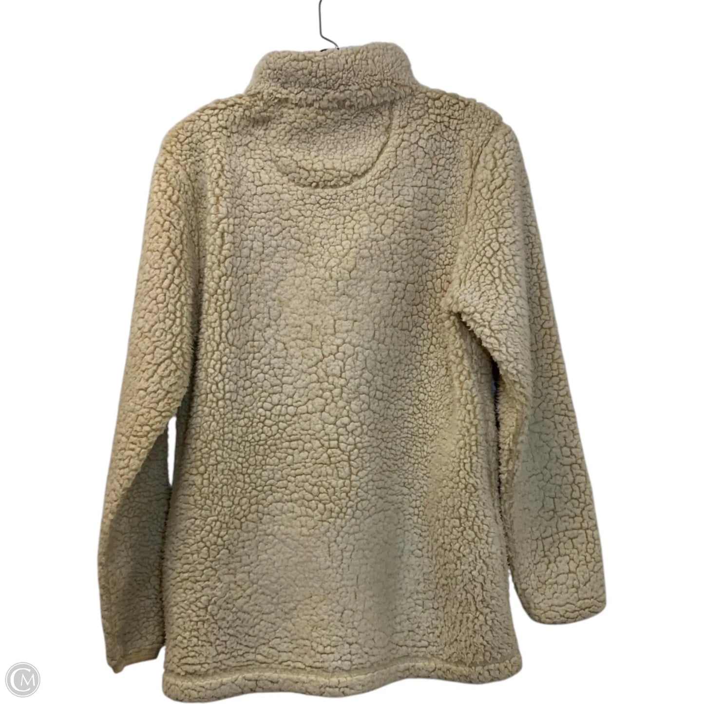 Sweatshirt Collar By Simply Southern In Cream, Size: S