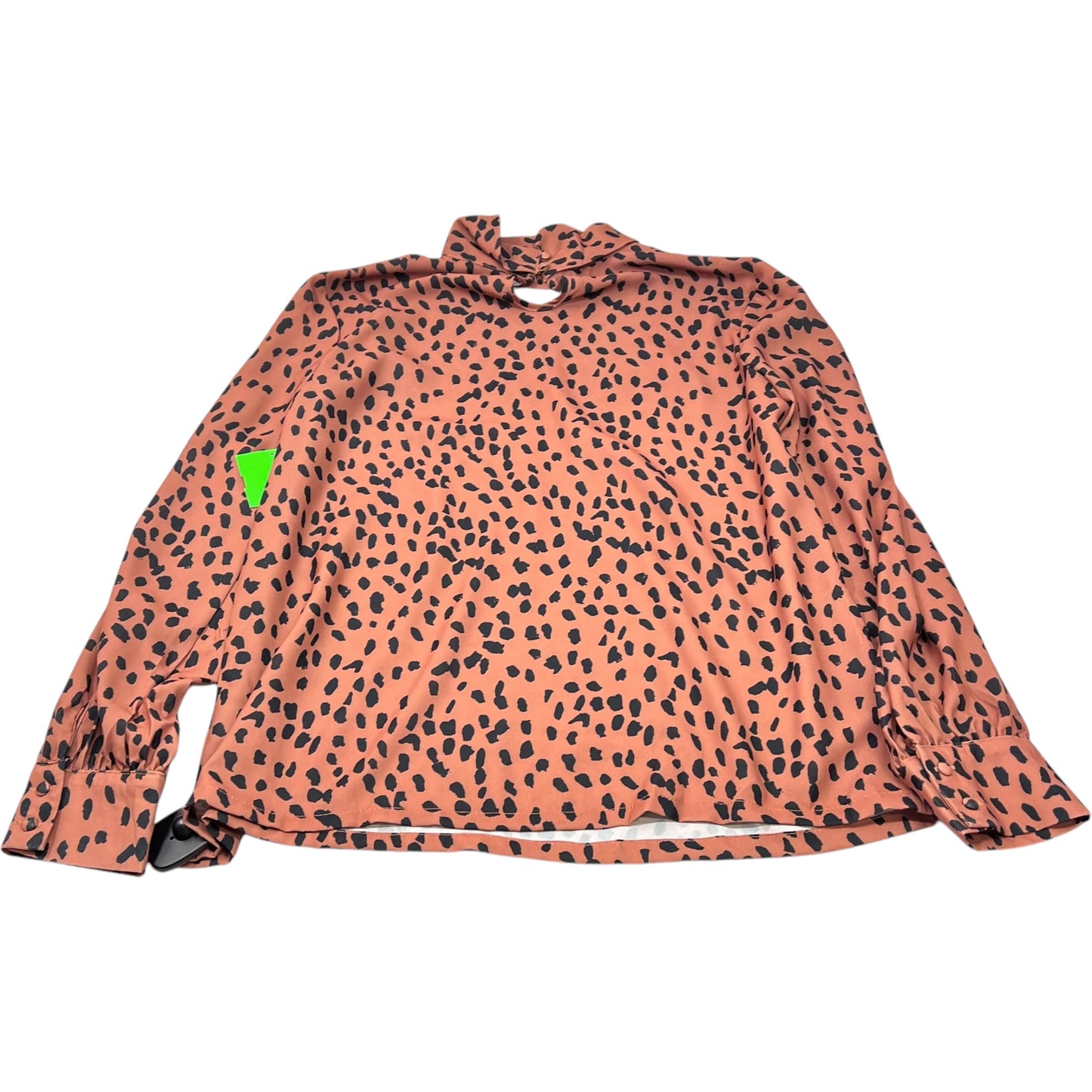 Top Long Sleeve By Clothes Mentor In Animal Print, Size: M