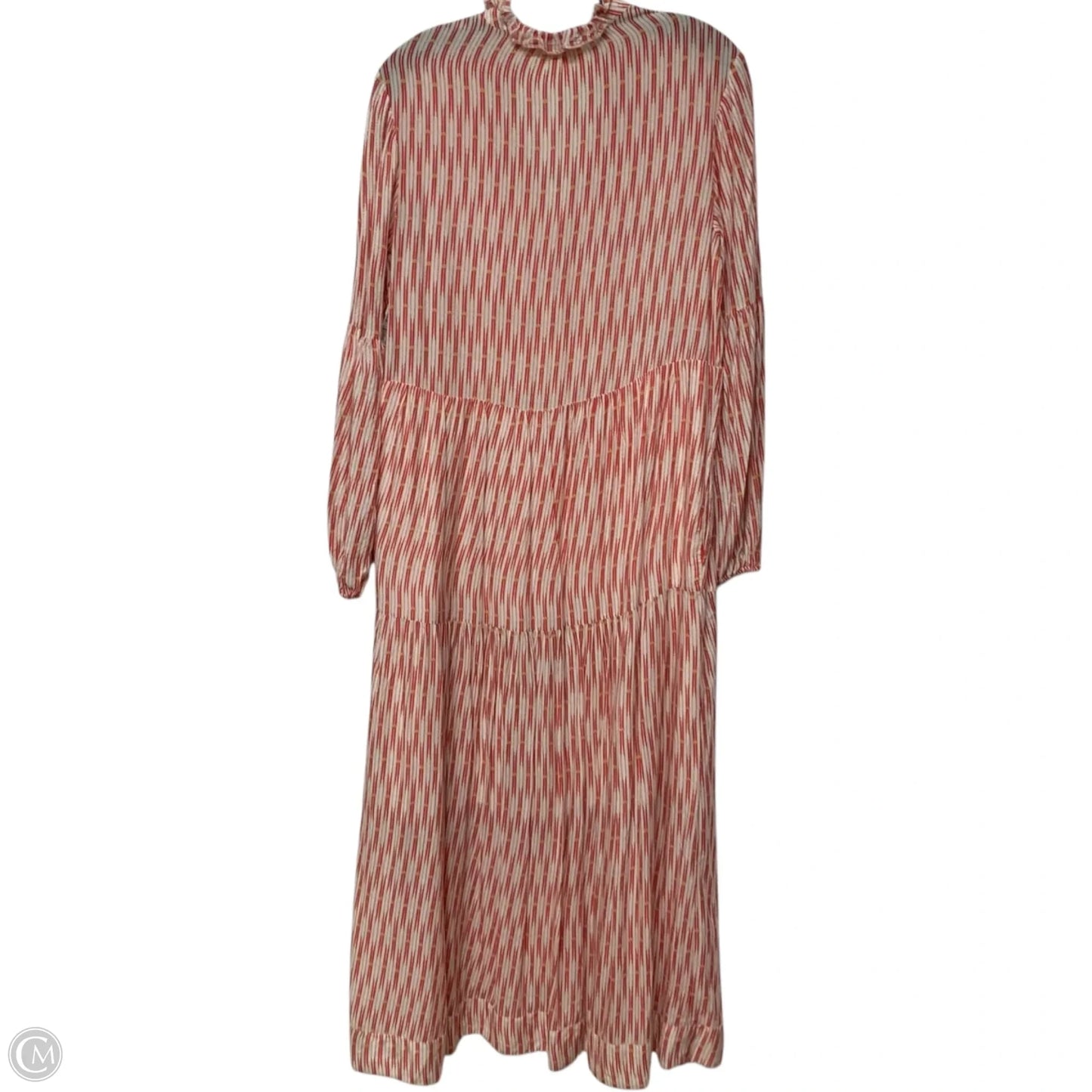 Dress Casual Maxi By Maeve In Red & White, Size: S