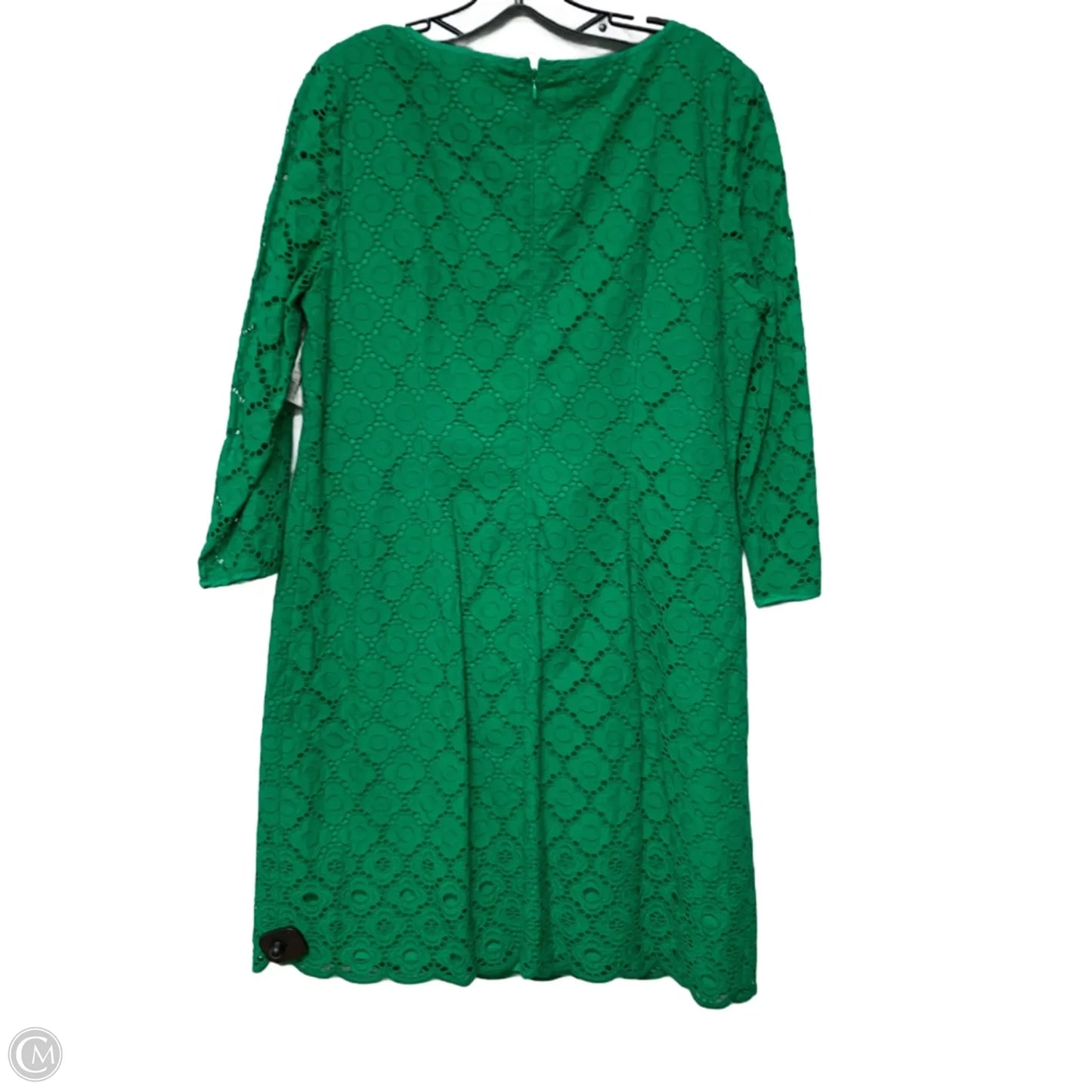 Dress Casual Midi By Talbots In Green, Size: L