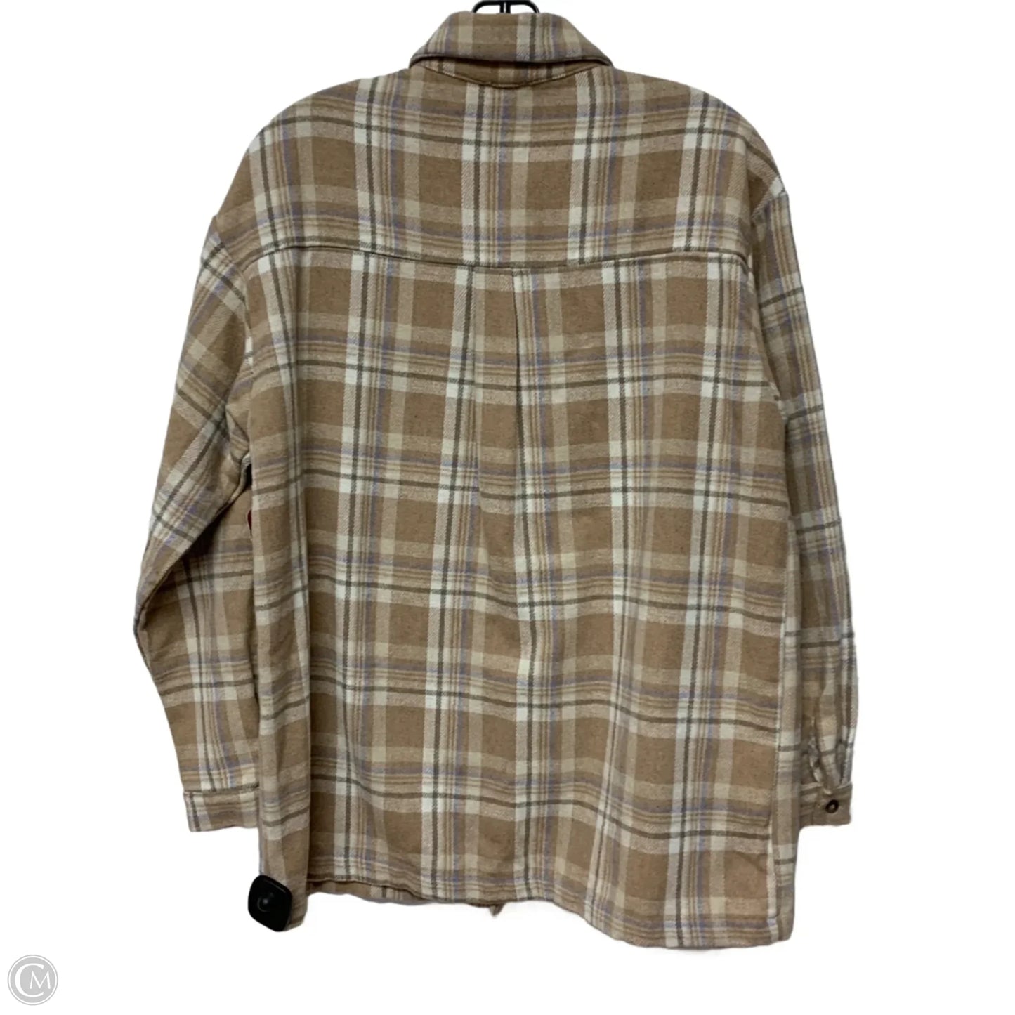 Jacket Shirt By Princess Polly In Plaid Pattern, Size: Xs