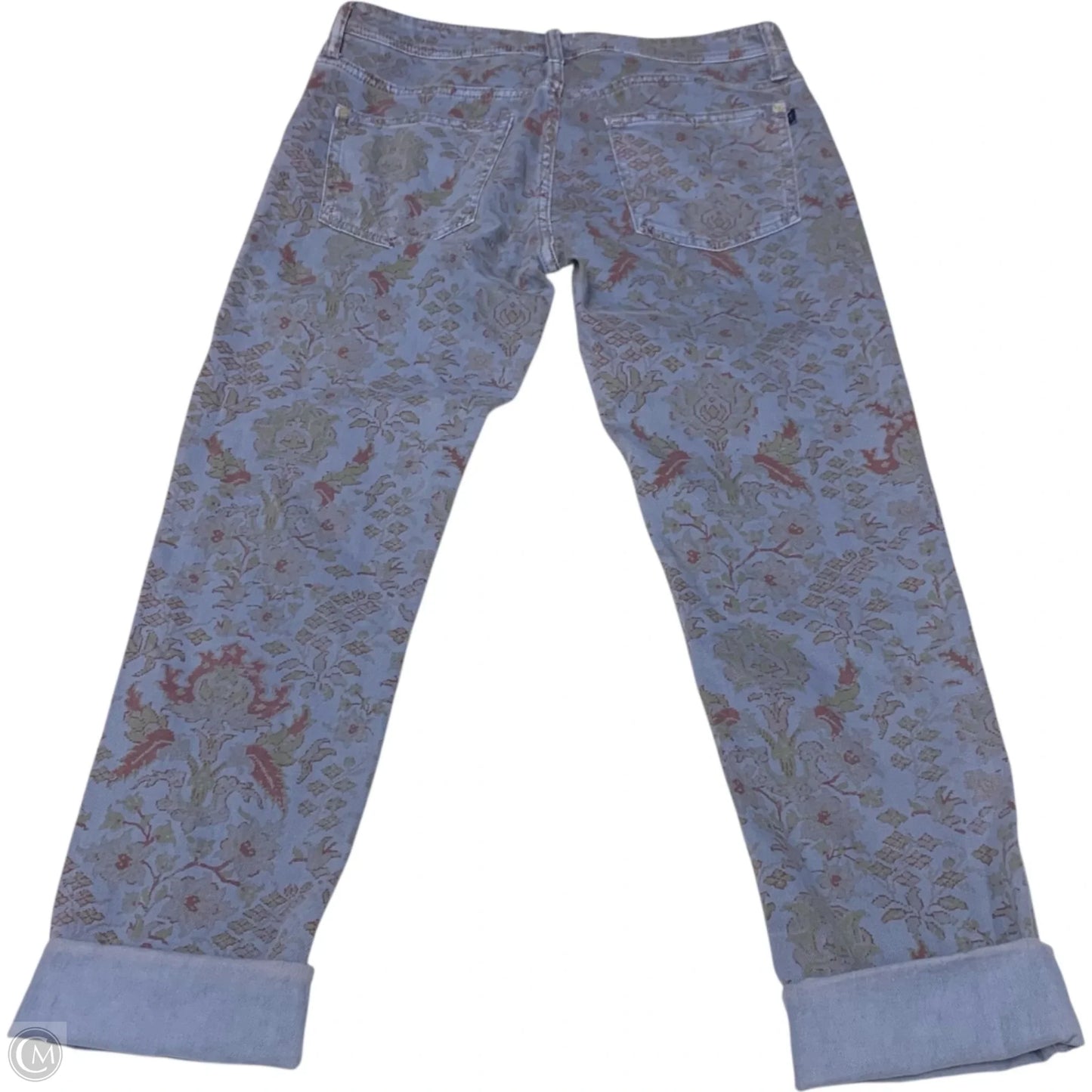 Jeans Boyfriend By Pilcro In Blue & Red, Size: 4