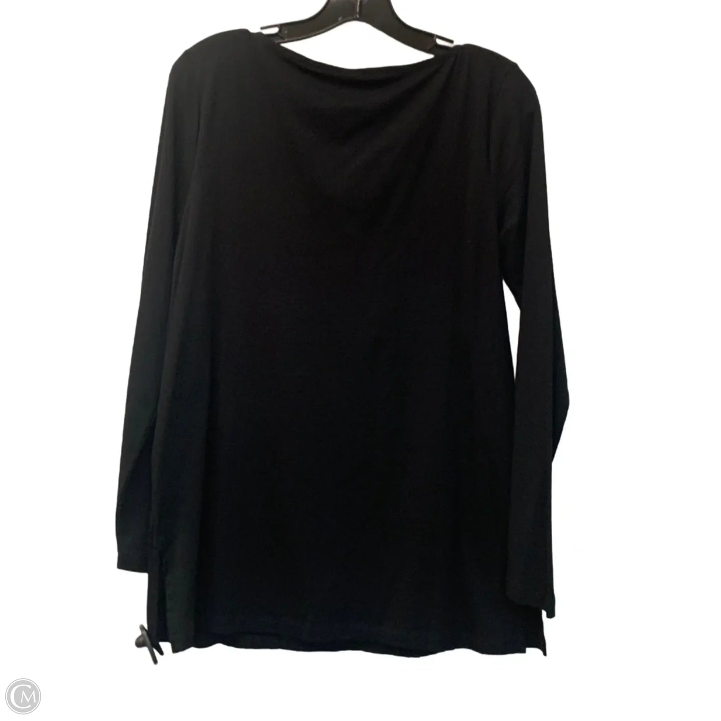 Top Long Sleeve By Lands End In Black, Size: Xs