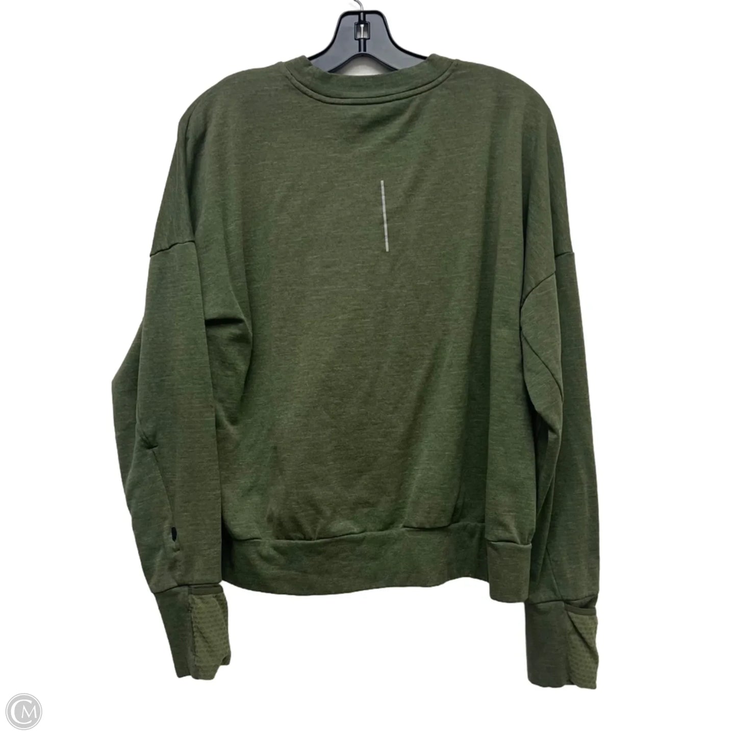 Athletic Sweatshirt Crewneck By Nike Apparel In Green, Size: L