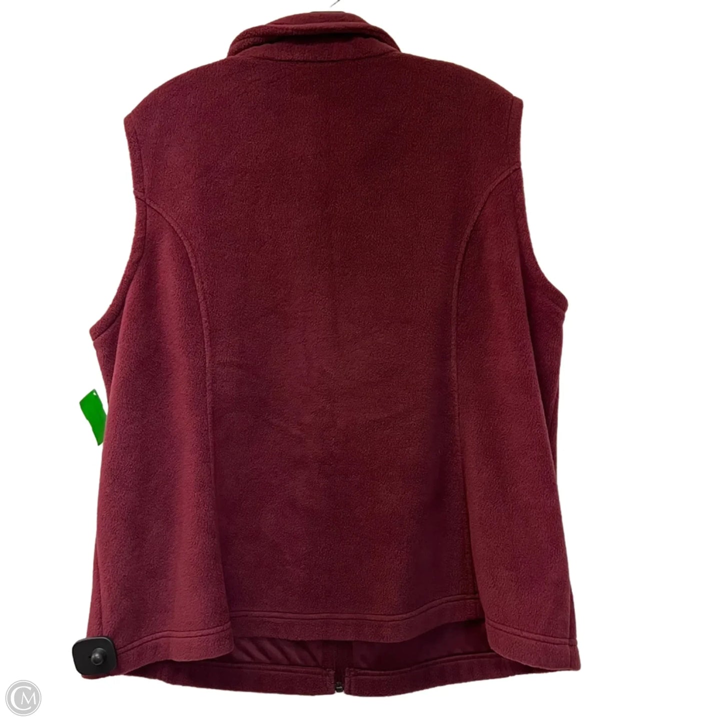 Vest Fleece By Columbia In Maroon, Size: 2x