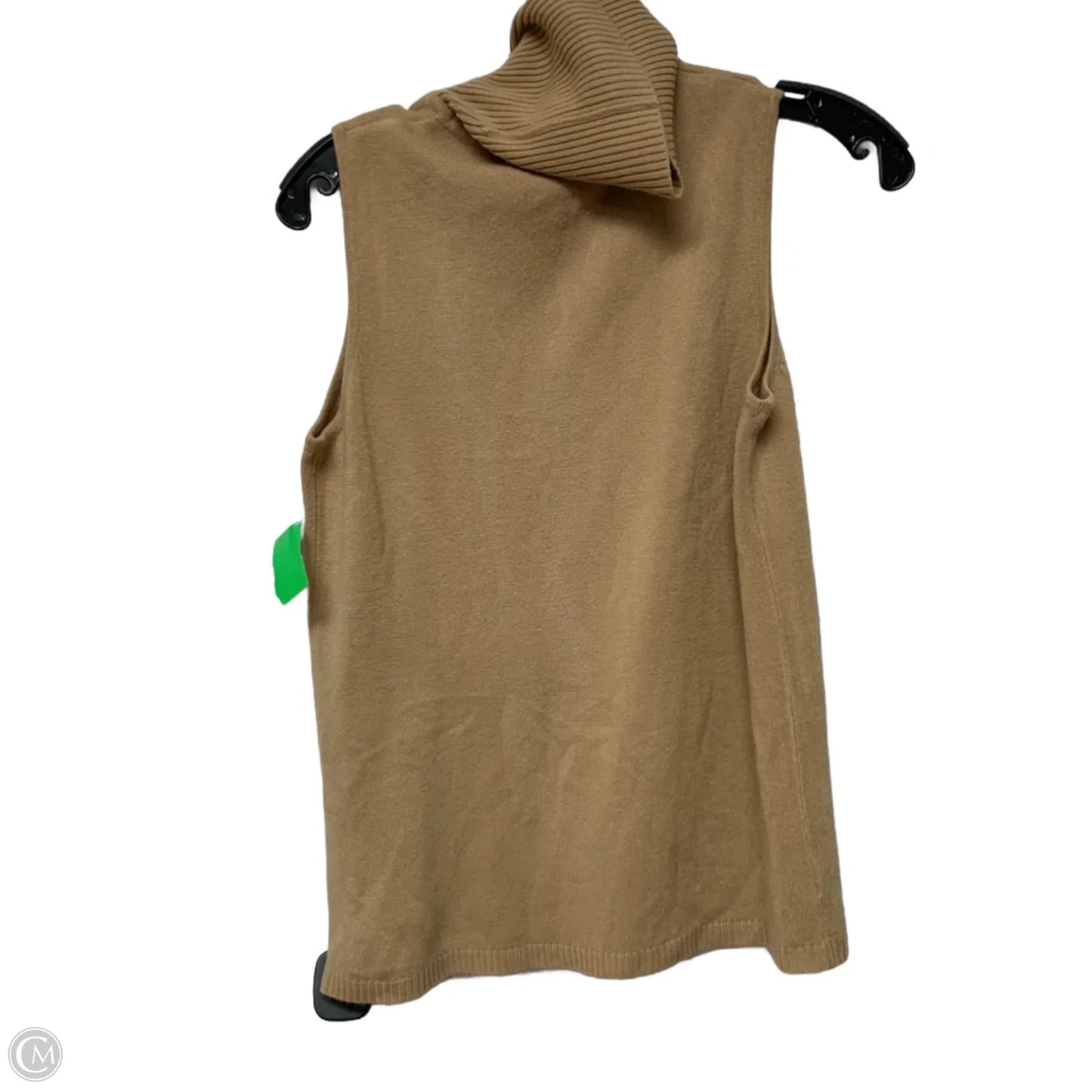 Vest Sweater By Josephine Chaus In Tan, Size: S