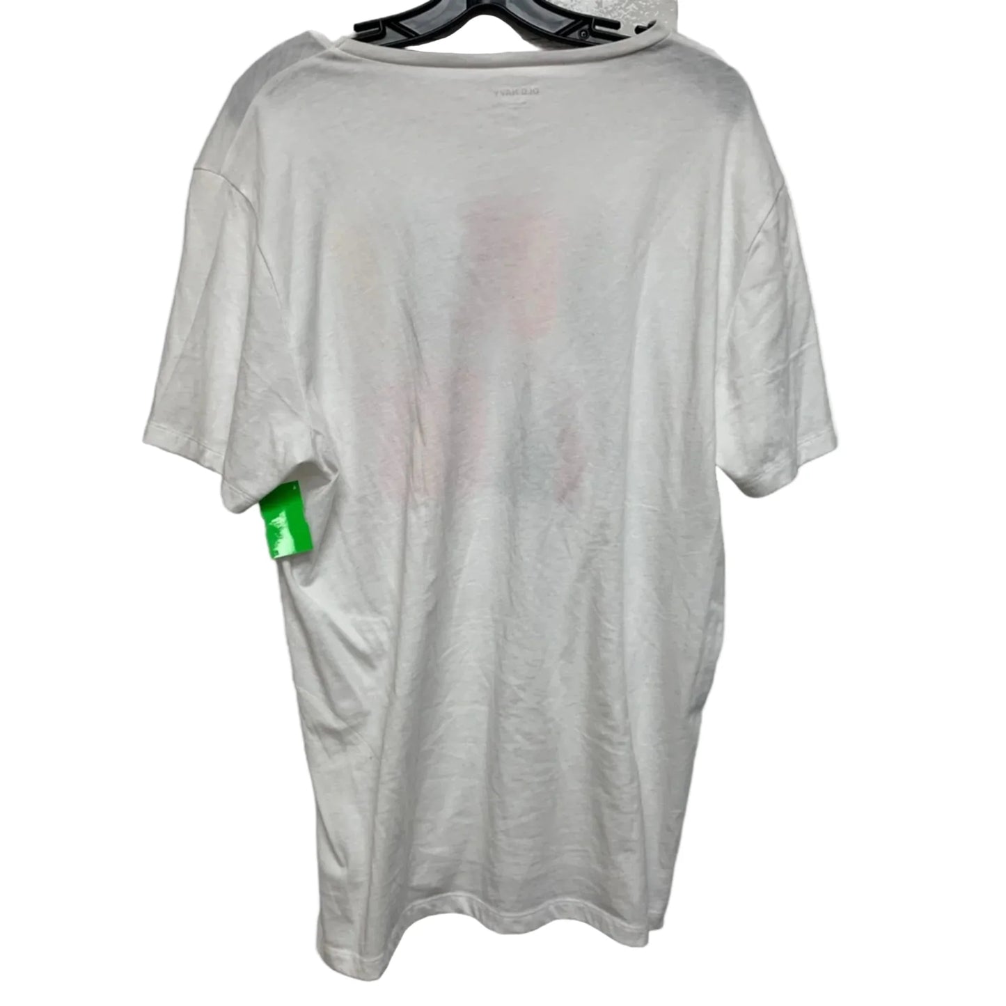 Top Short Sleeve By Old Navy In White, Size: Xl