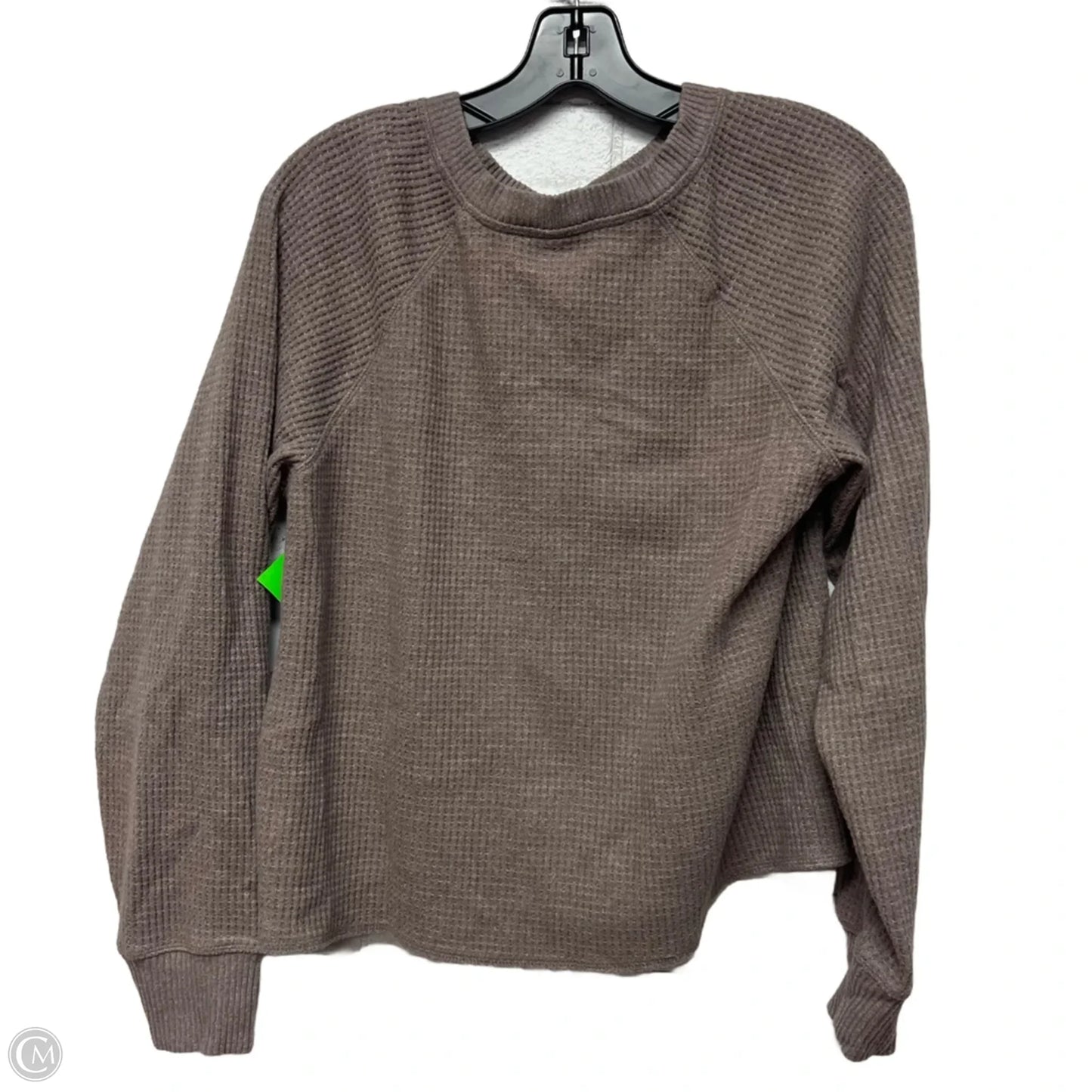 Top Long Sleeve By Old Navy In Brown, Size: M