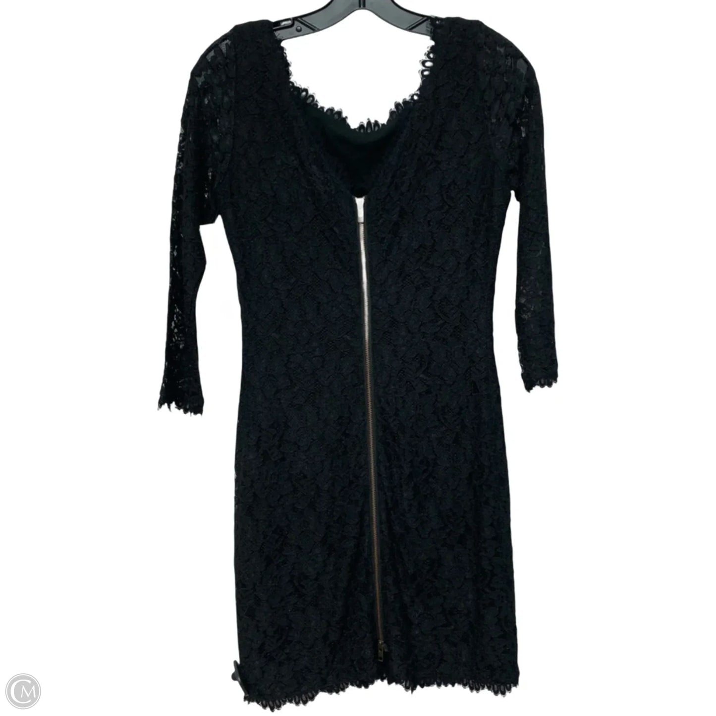 Dress Designer By Diane Von Furstenberg In Black, Size: S