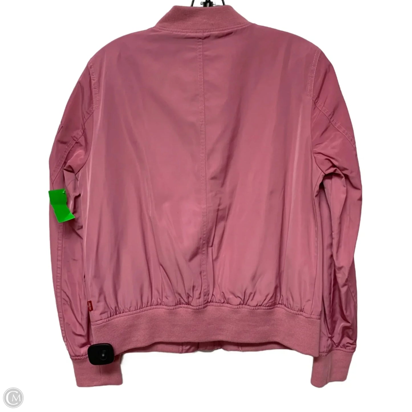 Jacket Windbreaker By Levis In Pink, Size: M