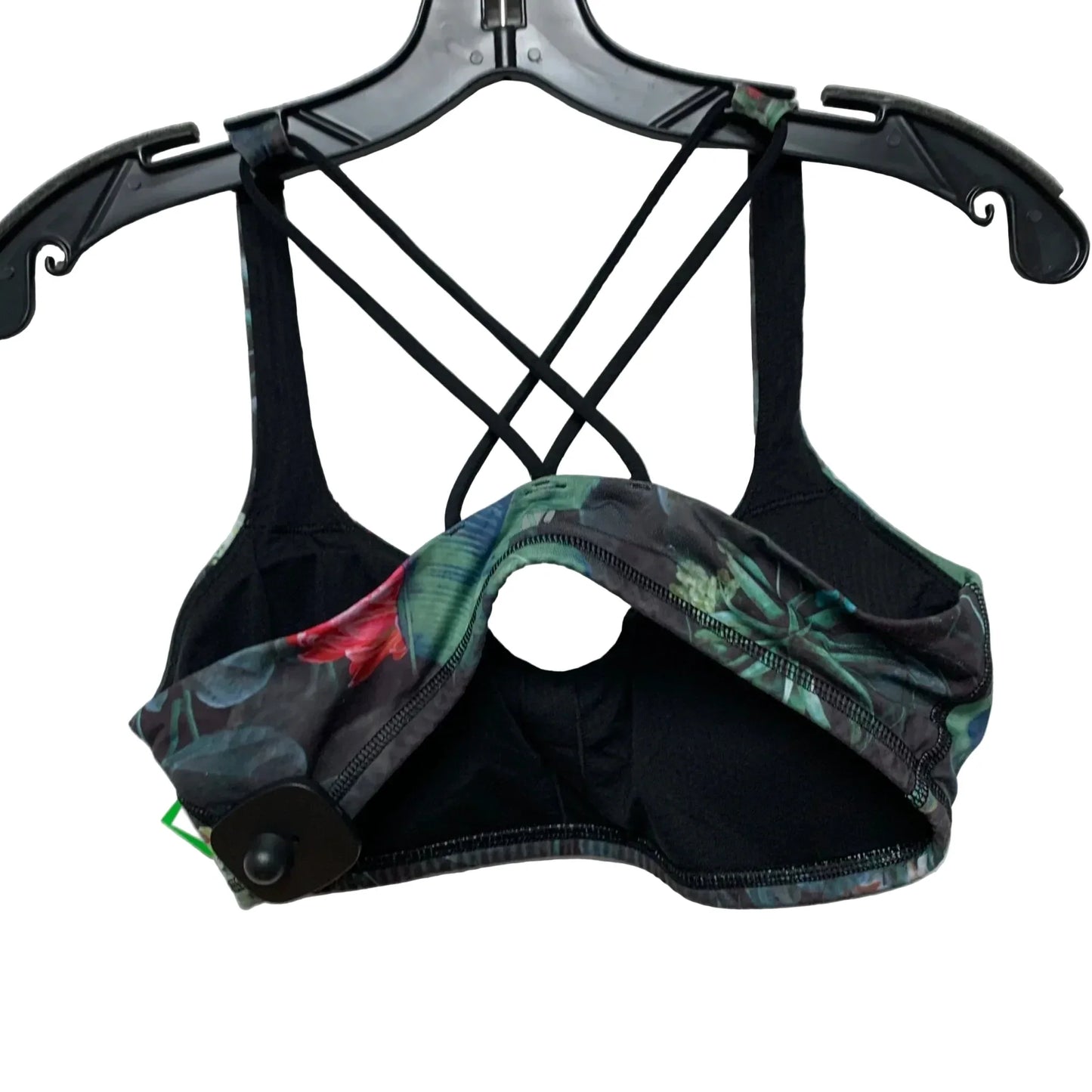 Athletic Bra By Lululemon In Tropical Print, Size: M