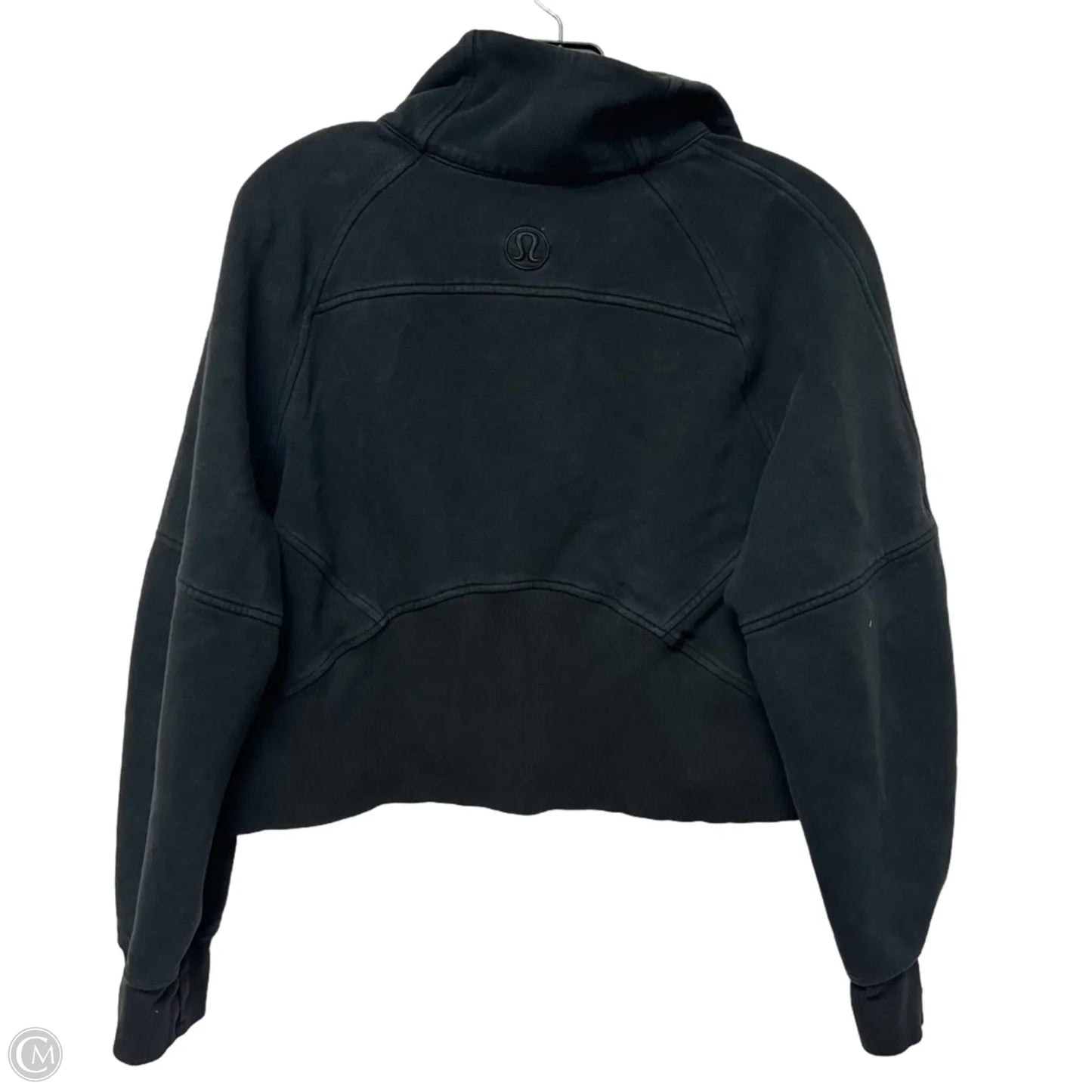 Athletic Sweatshirt Collar By Lululemon In Black, Size: Xs