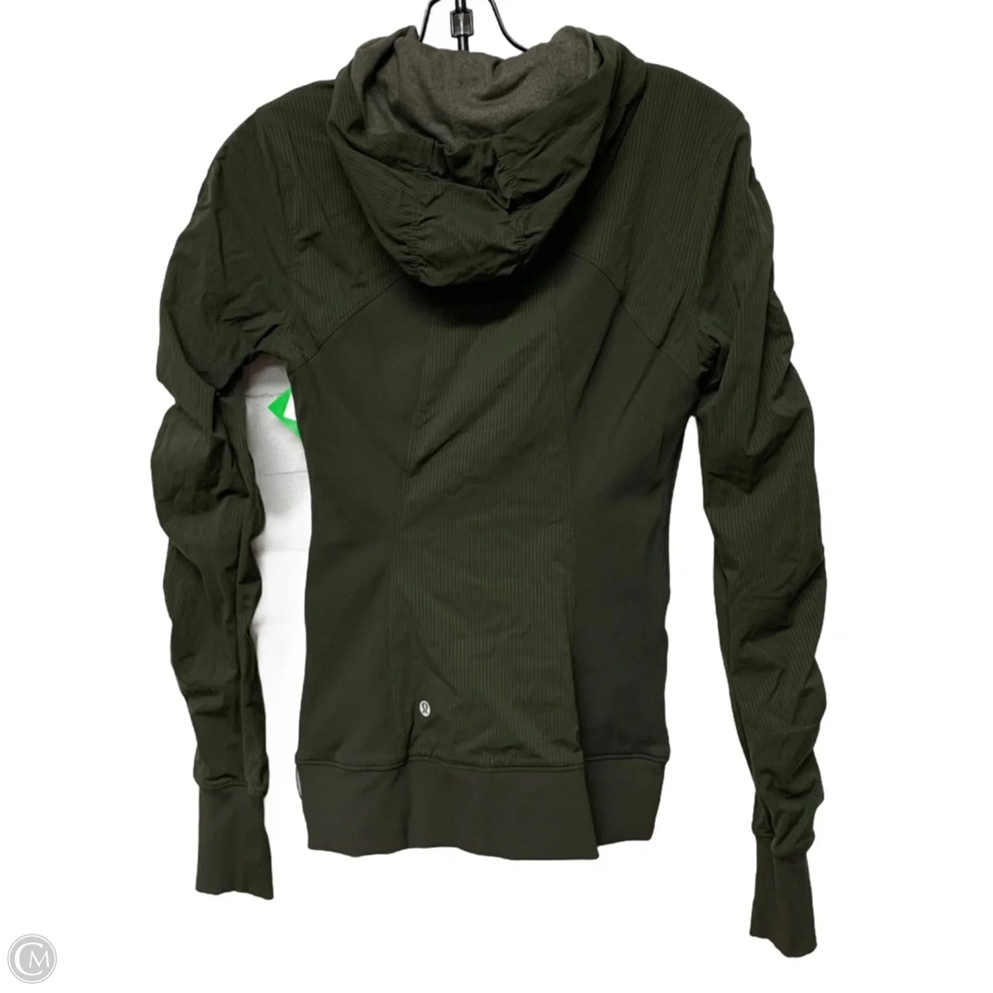 Athletic Jacket By Lululemon In Green, Size: S