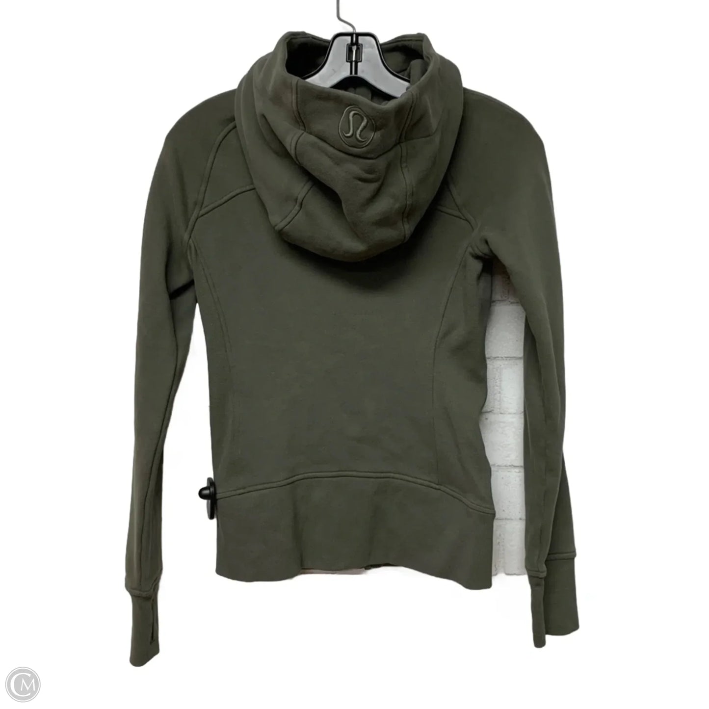 Athletic Jacket By Lululemon In Green, Size: Xs