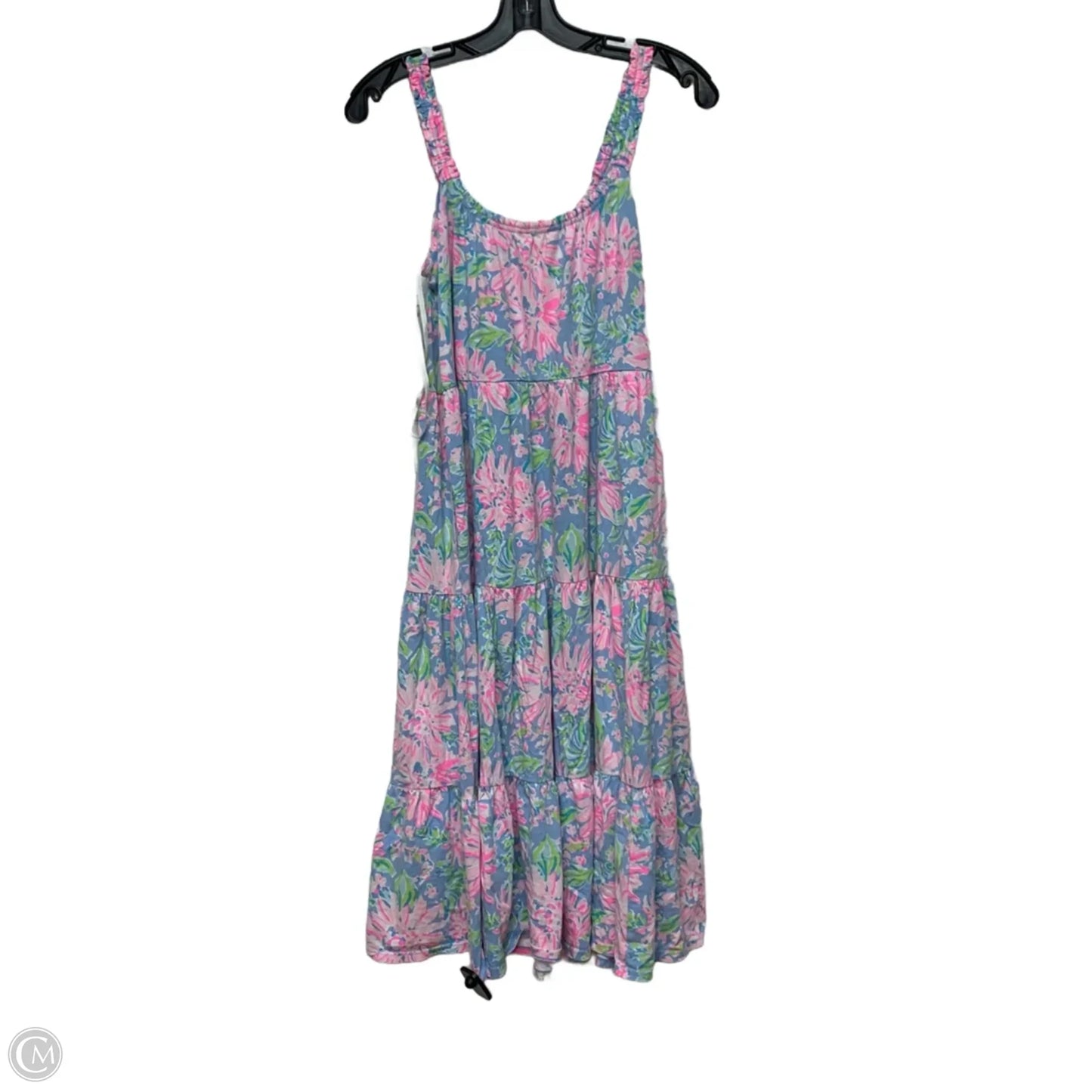 Dress Designer By Lilly Pulitzer In Blue & Pink, Size: Xxs