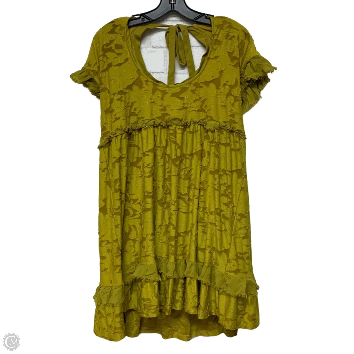 Dress Casual Maxi By Anthropologie In Yellow, Size: Xs