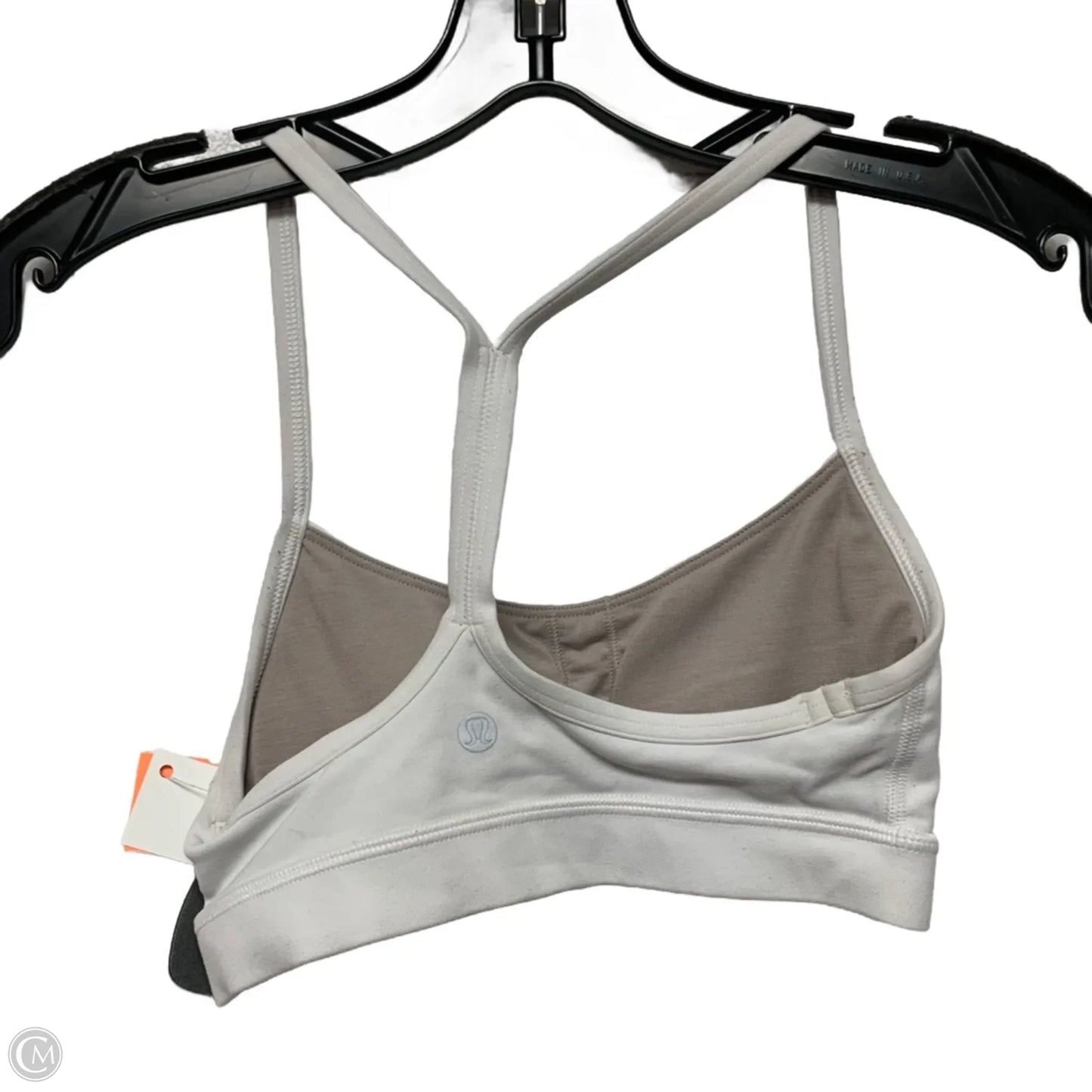 Athletic Bra By Lululemon In White, Size: Xs
