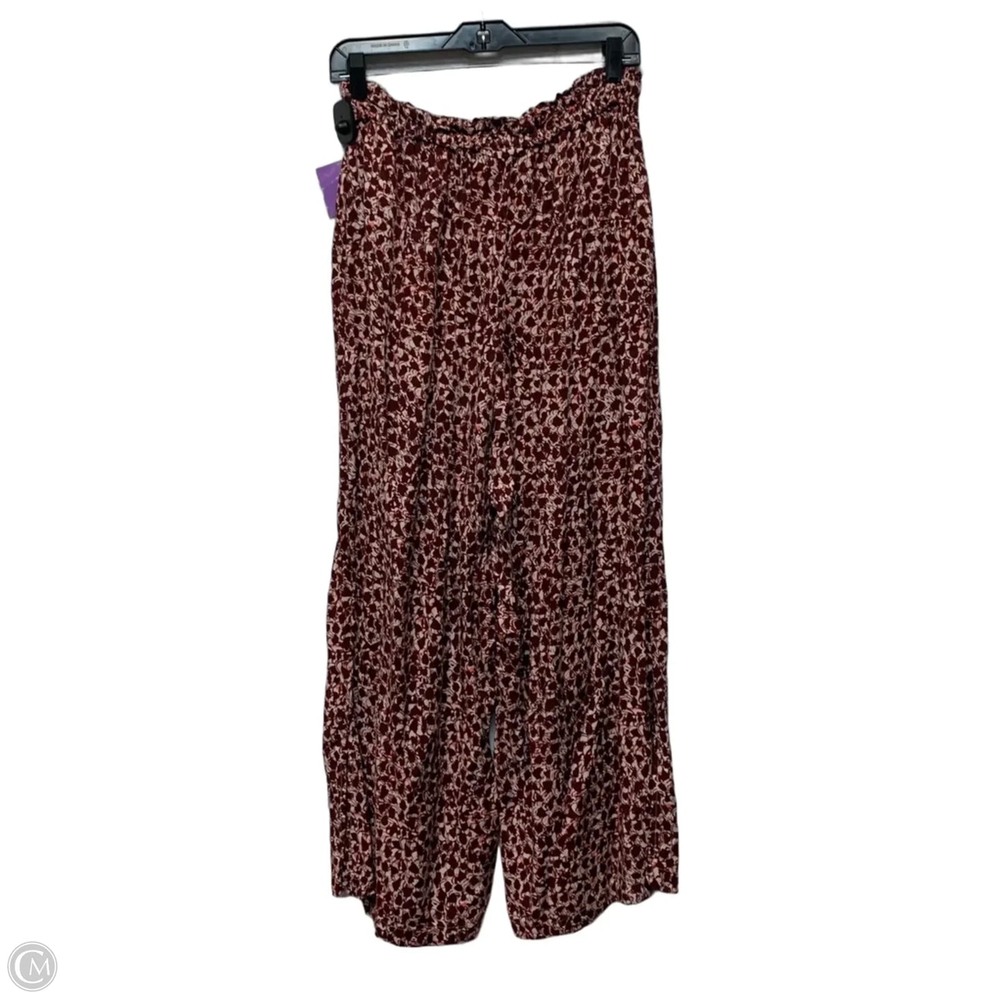 Pants Wide Leg By Anthropologie In Red, Size: M