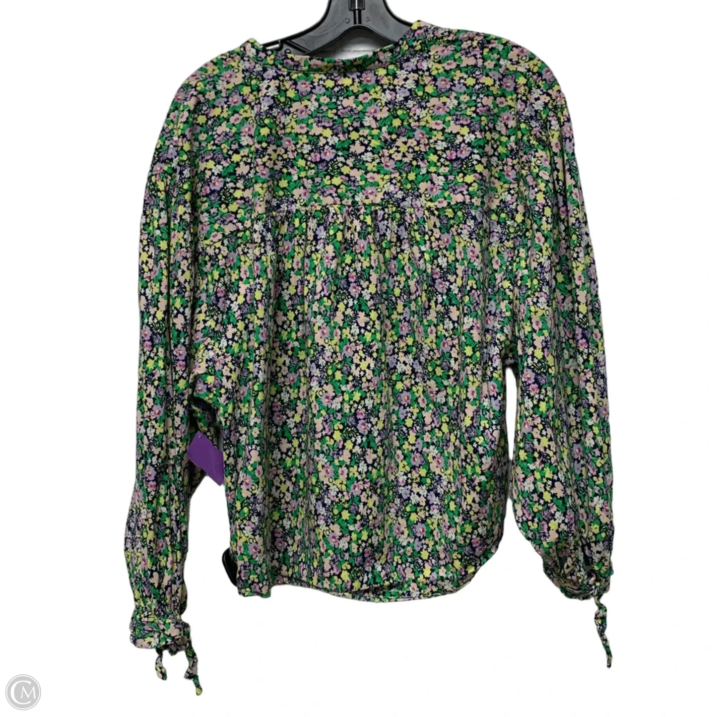 Top Long Sleeve By Maeve In Floral Print, Size: M