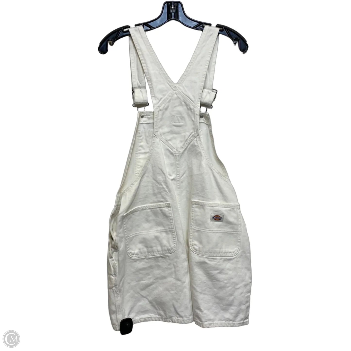 Shortalls By Dickies In White Denim, Size: M