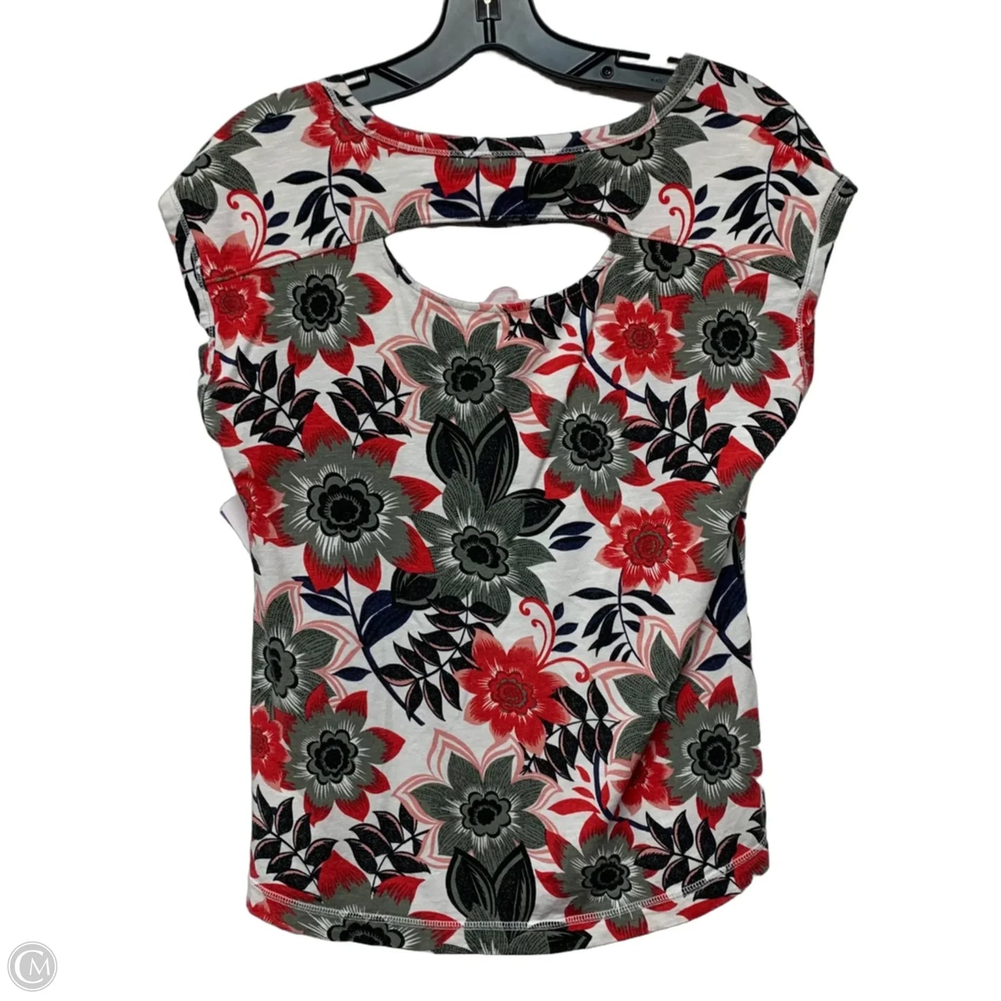 Top Sleeveless By Talbots In Green & Red, Size: Sp