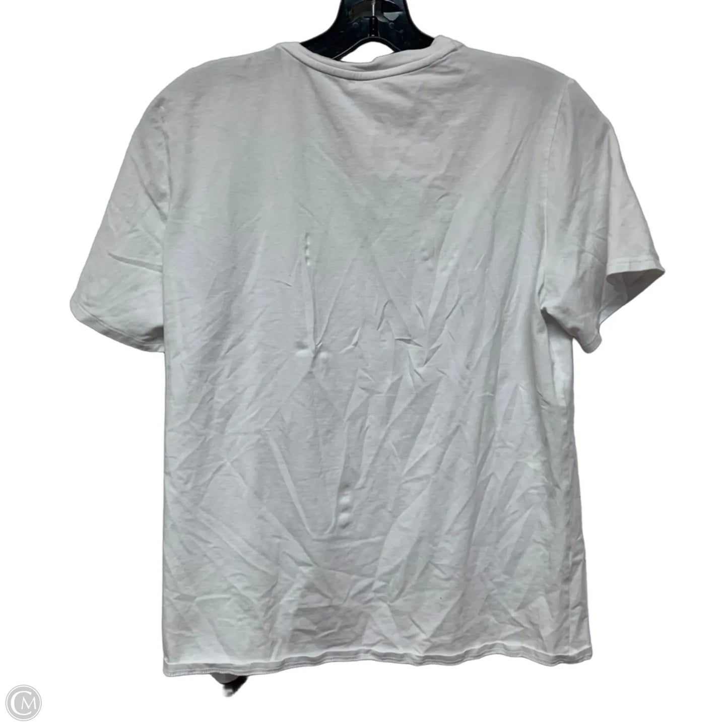 Athletic Top Short Sleeve By Lululemon In White, Size: M